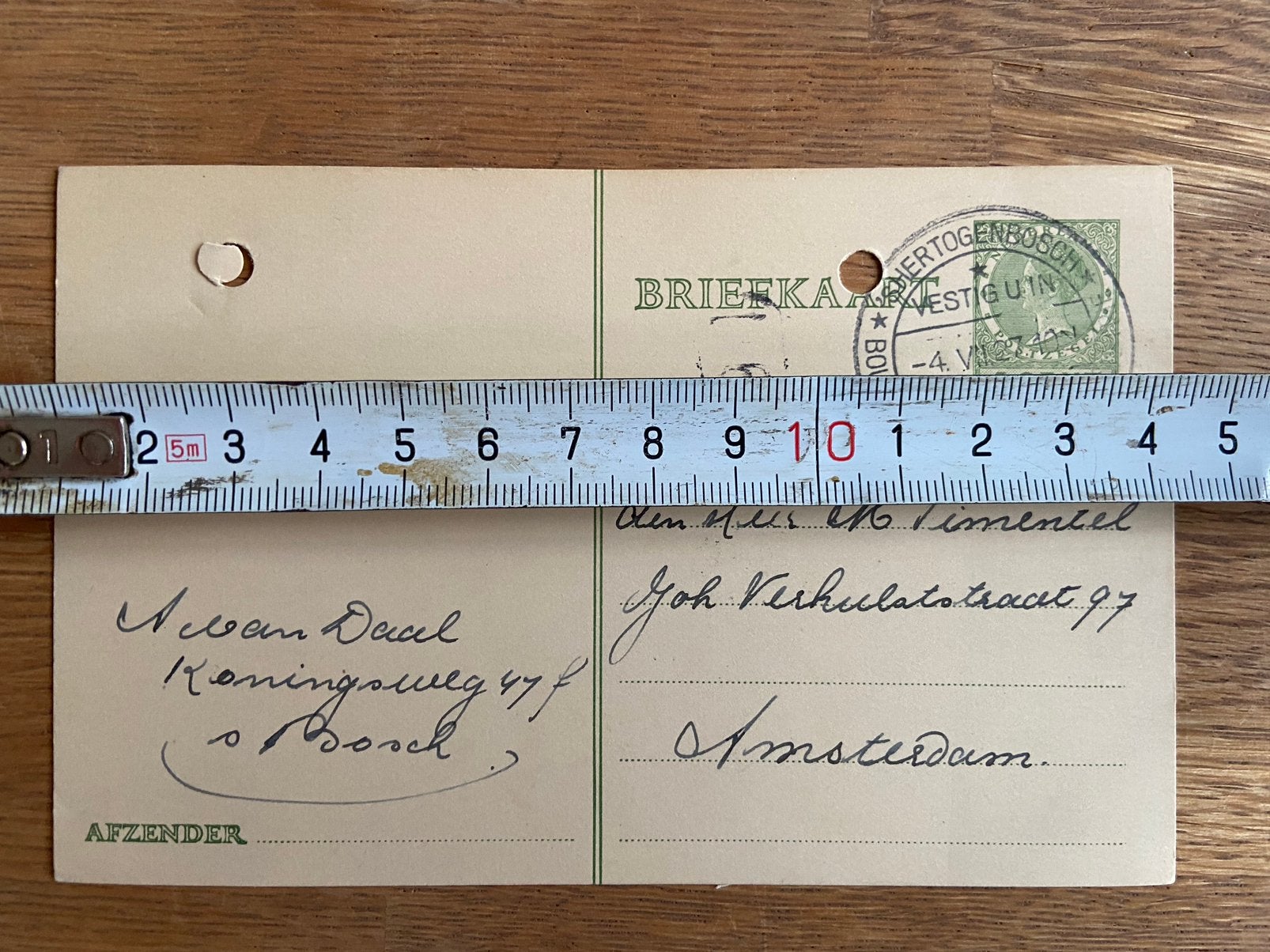 D-Bosch koningsweg 1927 Van Daal naar Pimpernel, Verzamelen, Verzenden, 1920 tot 1940, Noord-Holland