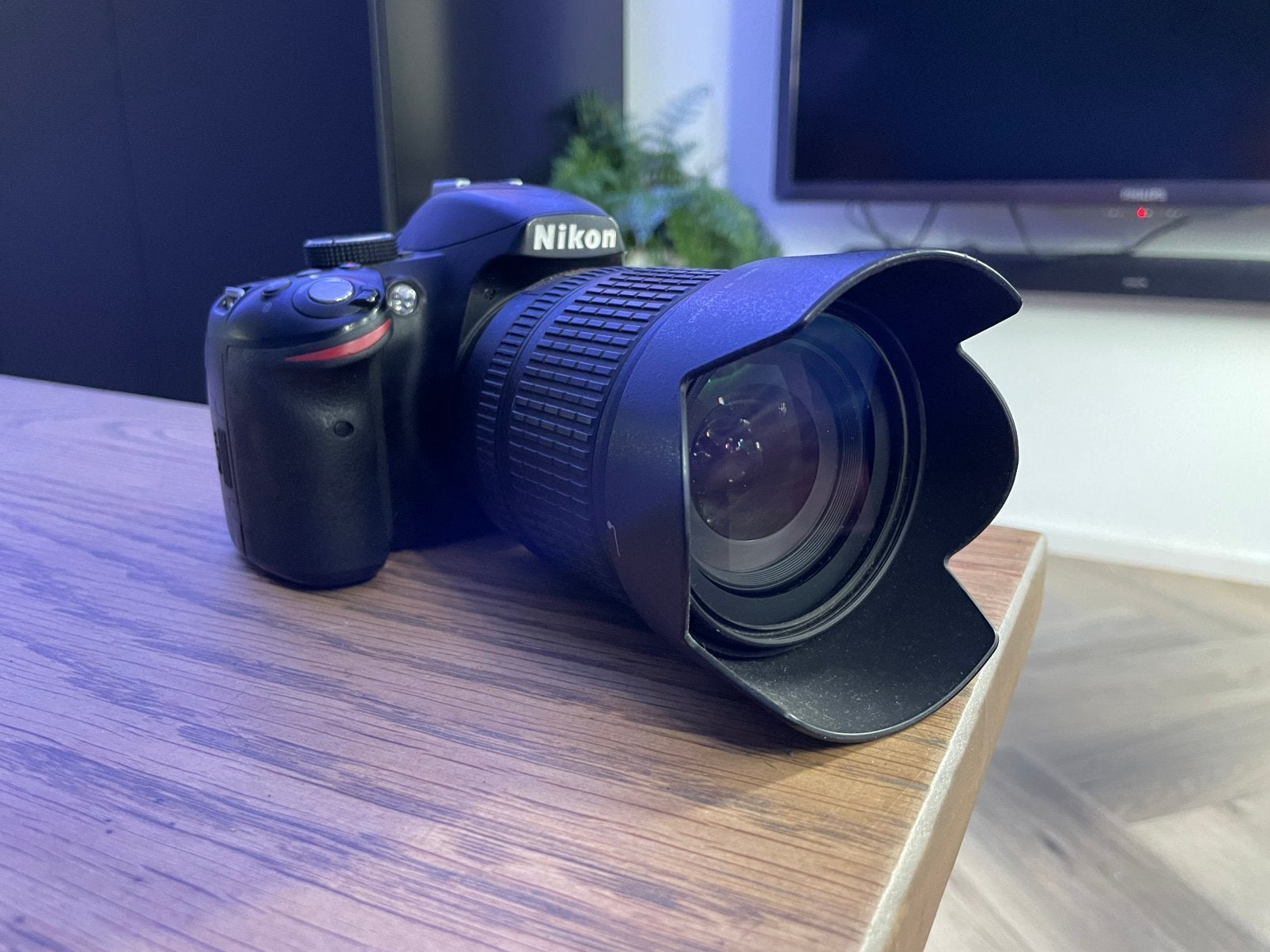 Nikon D3200 met Nikkor 18-105 en tas, Verzenden, Zo goed als nieuw, Nikon