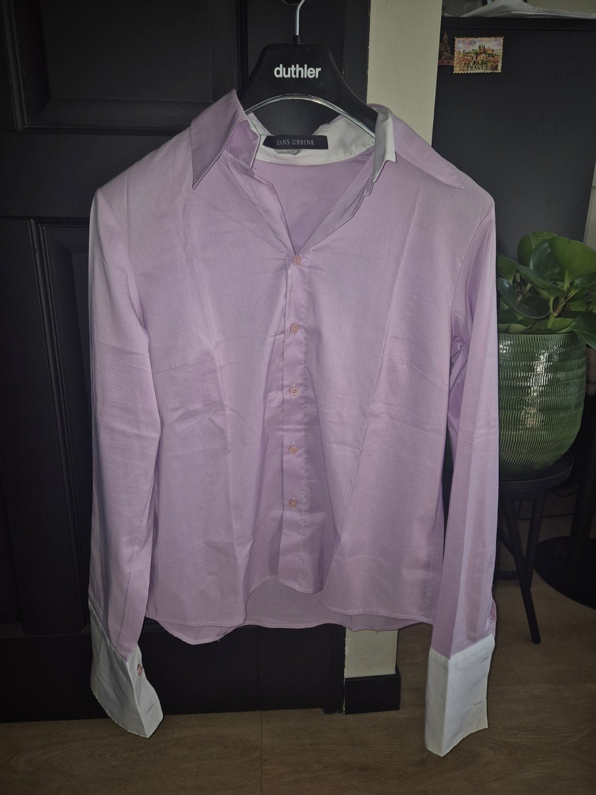 Hans Ubbink Blouse Maat XXL - Zo goed als nieuw, Kleding | Dames, Hans Ubbink, Paars, Maat 46/48 (XL) of groter, Ophalen of Verzenden