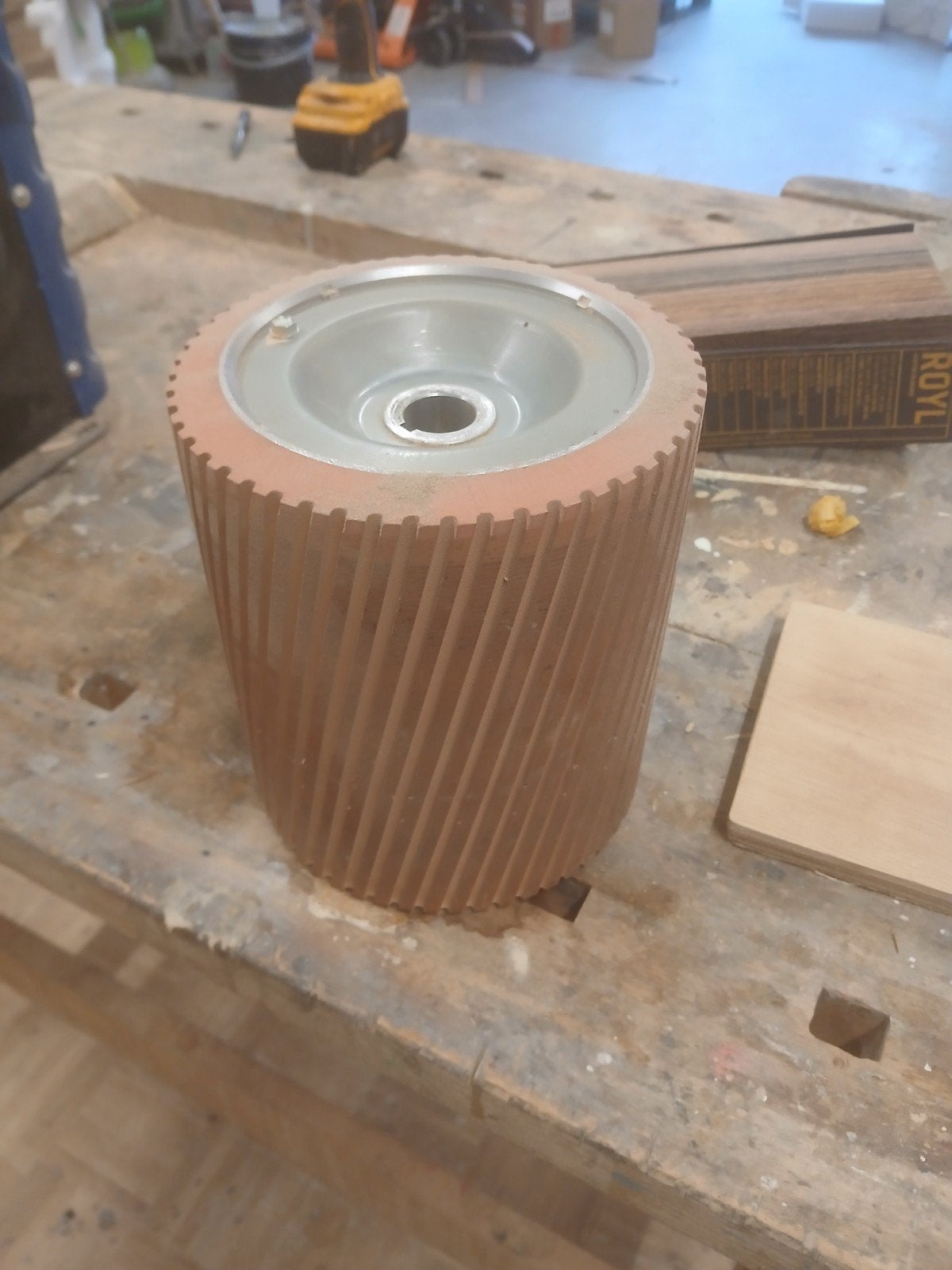 Schuurrol/wals voor bandschuurmachine - Gebruikt, Ophalen, Zo goed als nieuw, 1200 watt of meer, Overige typen