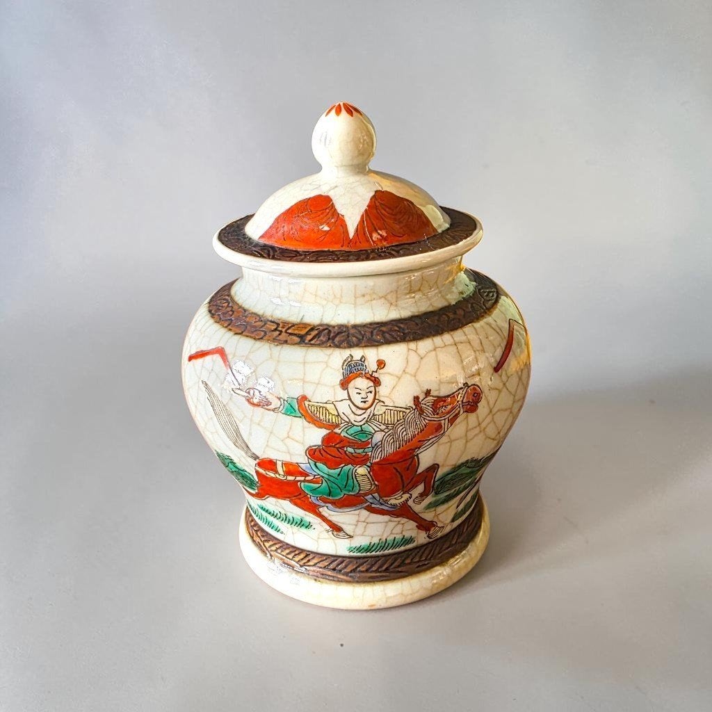 antiek Chinese Nanking gemberpotje, Ophalen of Verzenden