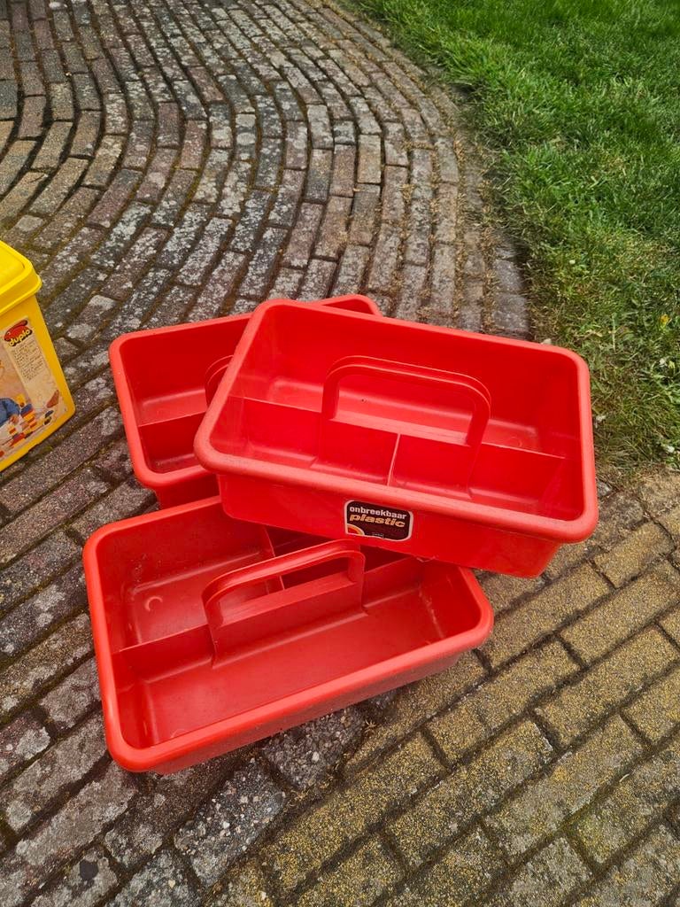 Opbergbakken/ gereedschapbak/ tuingereedschapbak/ speelgoed, Ophalen, Minder dan 40 cm, Minder dan 35 cm