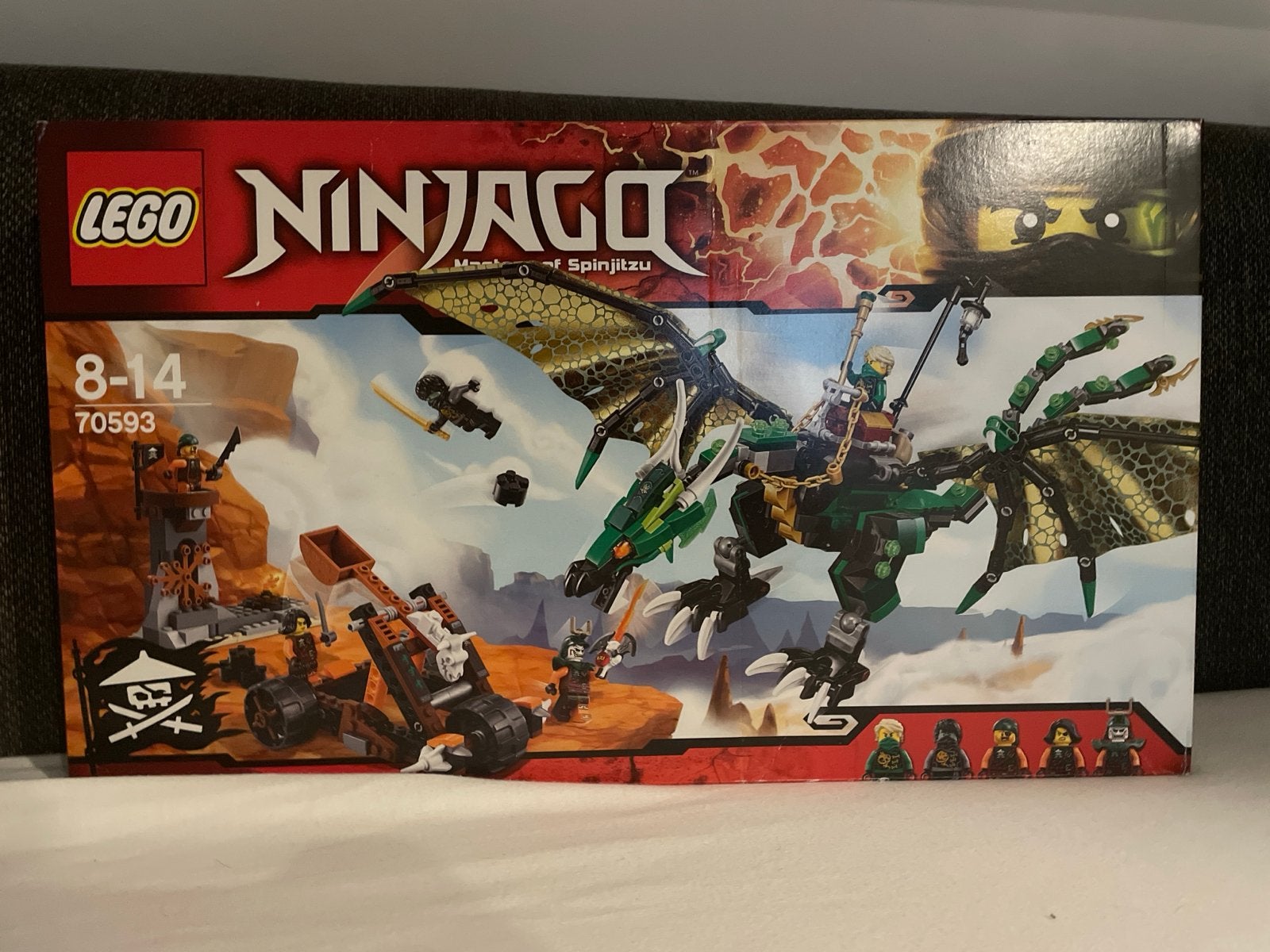 LEGO Ninjago 70593 Groene NRG Draak - Nieuw in doos, Ophalen of Verzenden, Nieuw