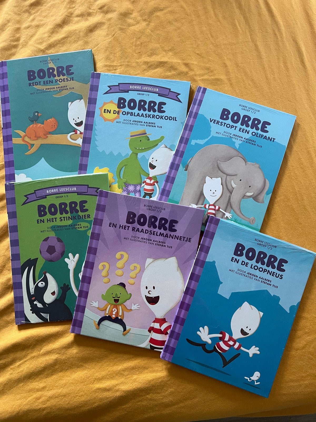 Borre Leesclub boeken - 6-delige set voor groep 1/2 - nieuw, Ophalen of Verzenden, Nieuw, Fictie algemeen