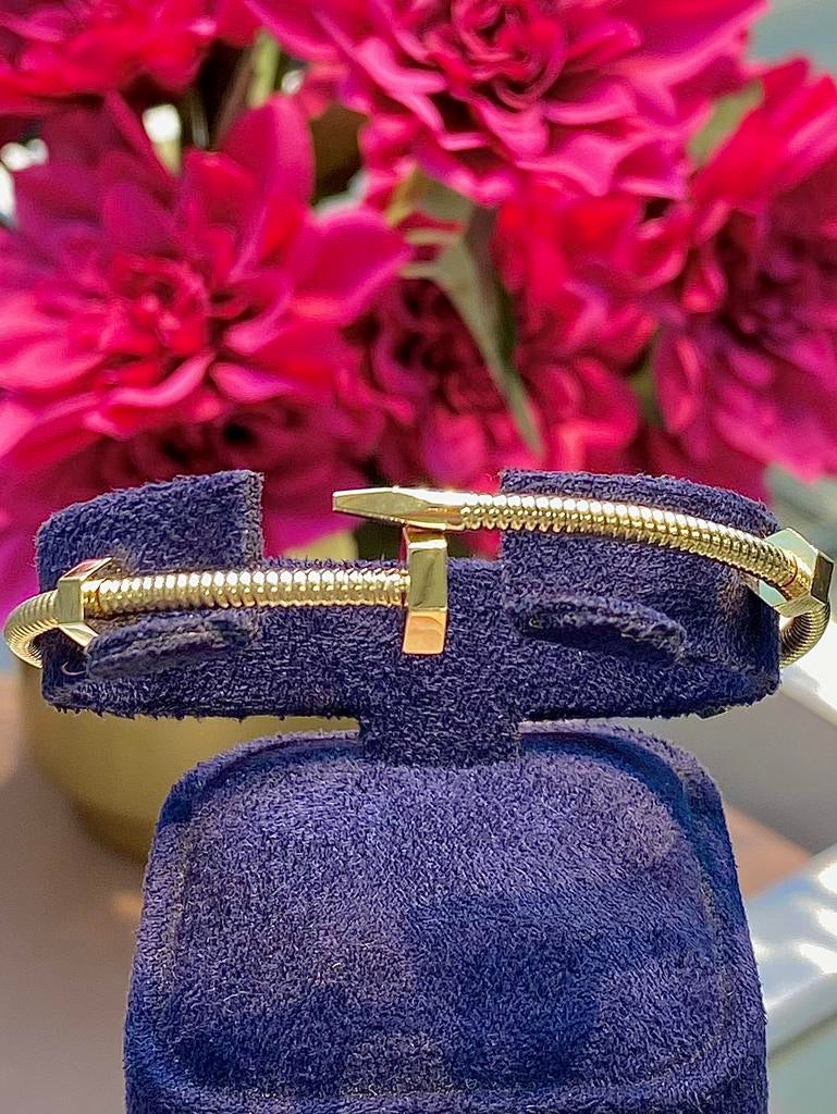 14k Gouden Spijker Armband, Sieraden, Tassen en Uiterlijk, 20 of groter, Nieuw, Ophalen of Verzenden, Dame