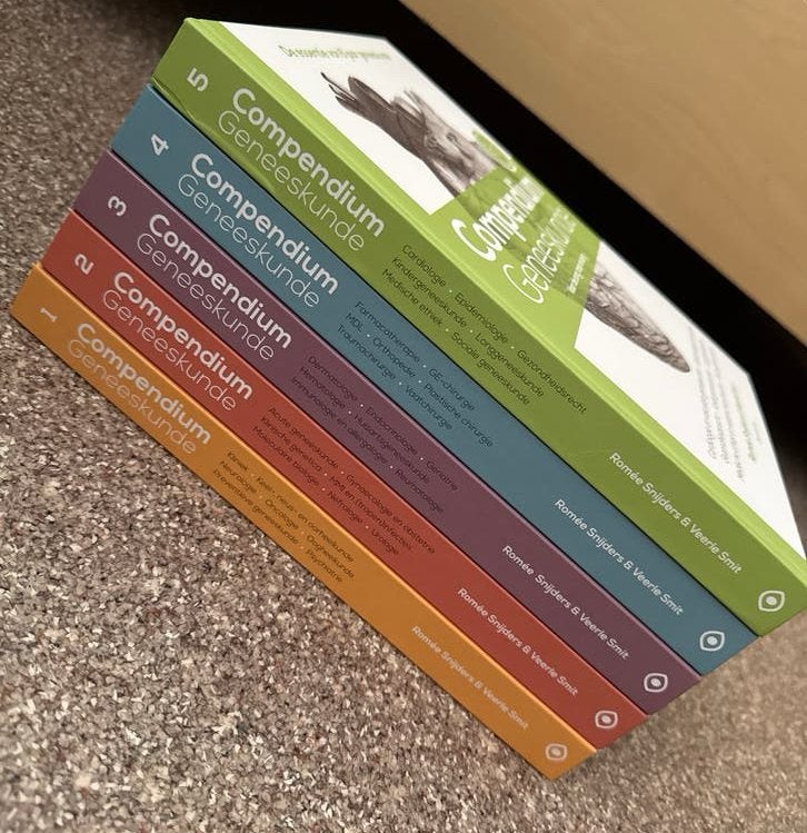 Compendium Geneeskunde 2.0 - Complete set (5 delen), Boeken, Studieboeken en Cursussen, Ophalen of Verzenden, Beta, Nieuw, WO