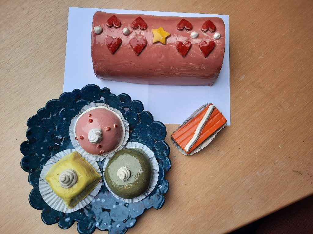 etalagematerialen voor de banketbakker of anders, Antiek en Kunst, Ophalen of Verzenden