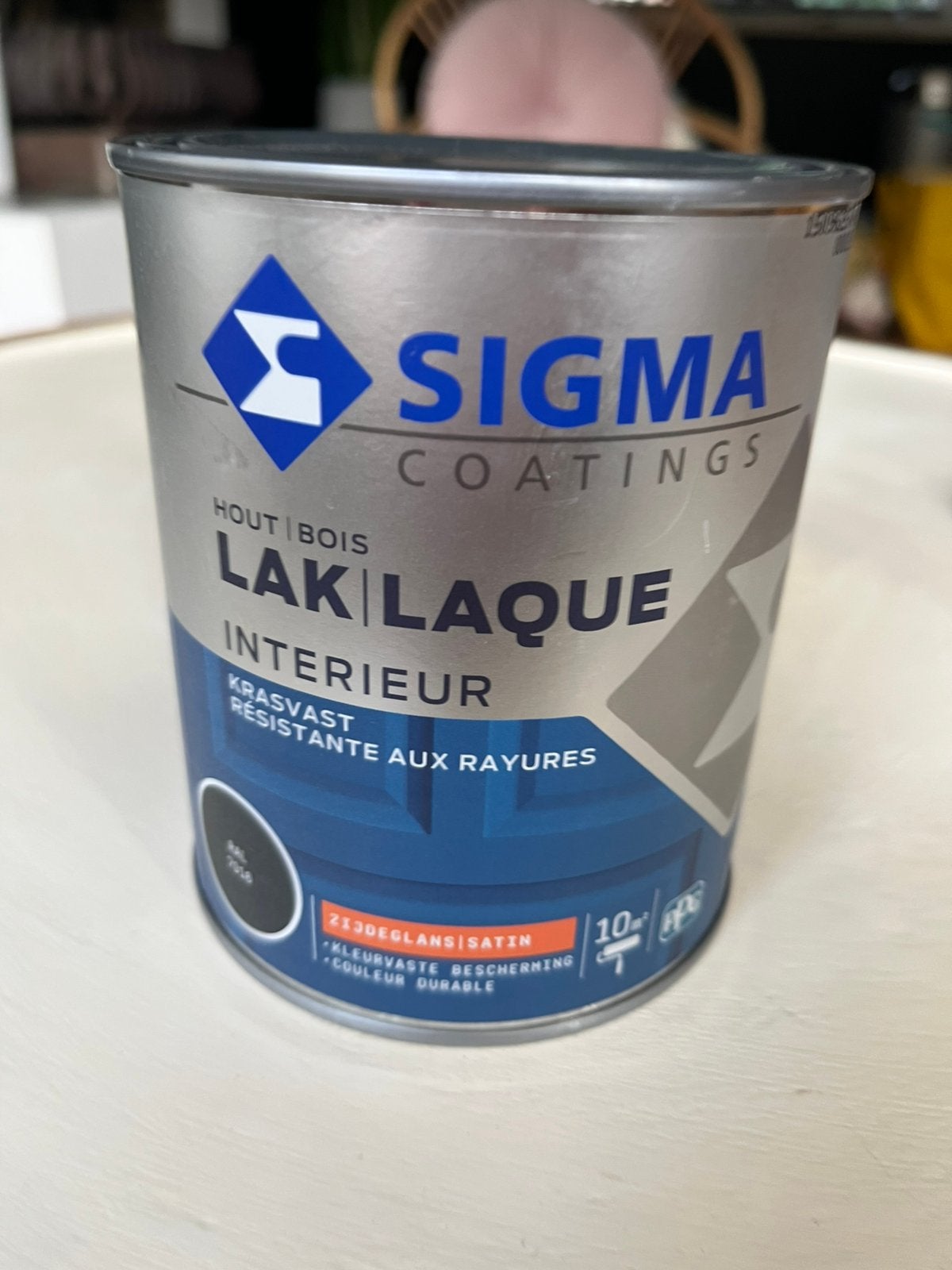 Nieuwe pot Sigma lak interieur RAL 7016 grijs, Nieuw, Ophalen of Verzenden, Lak, Grijs