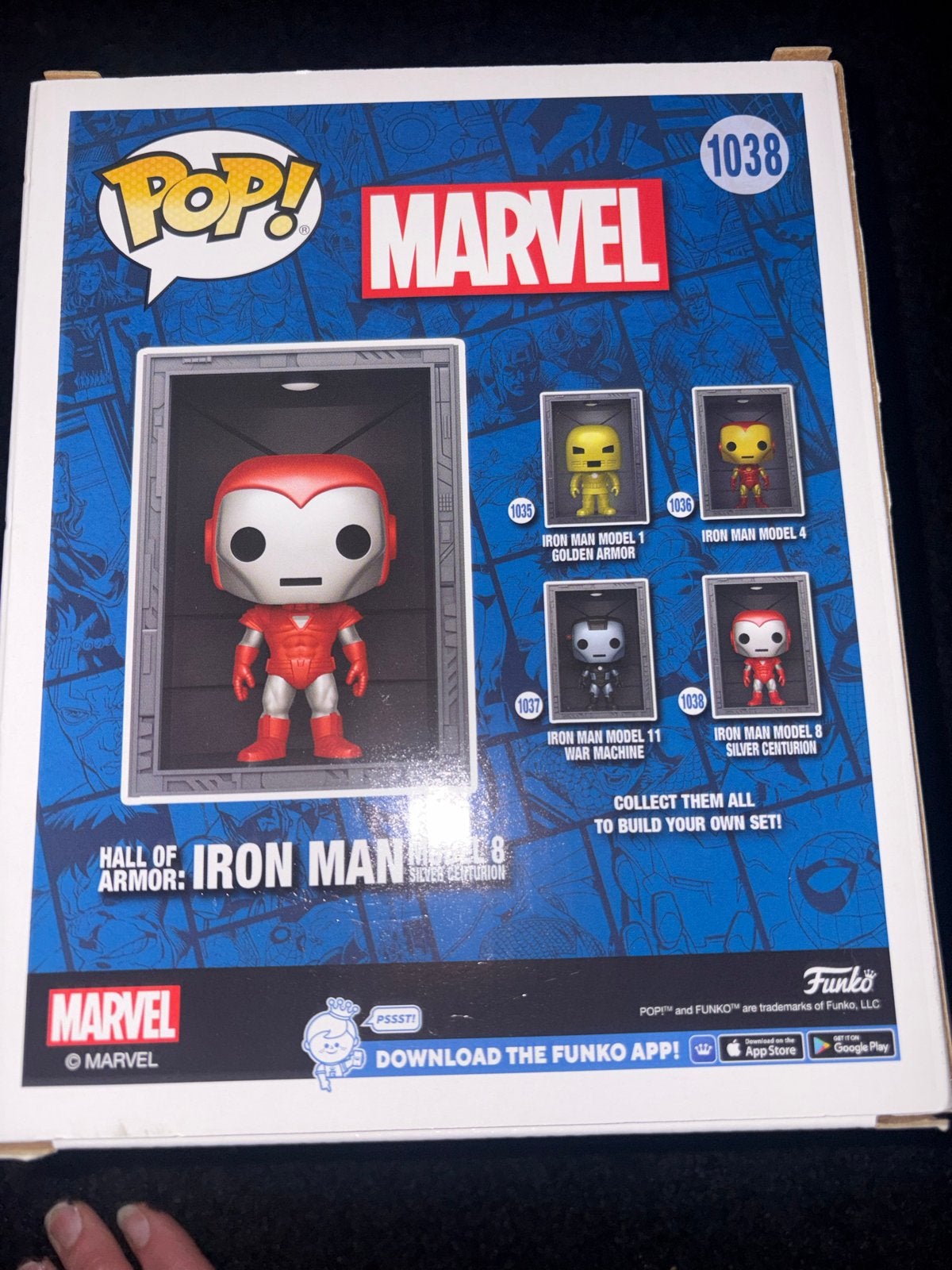 Funko Pop! Marvel Iron Man Model 8 Silver Centurion #1038, Ophalen of Verzenden, Nieuw