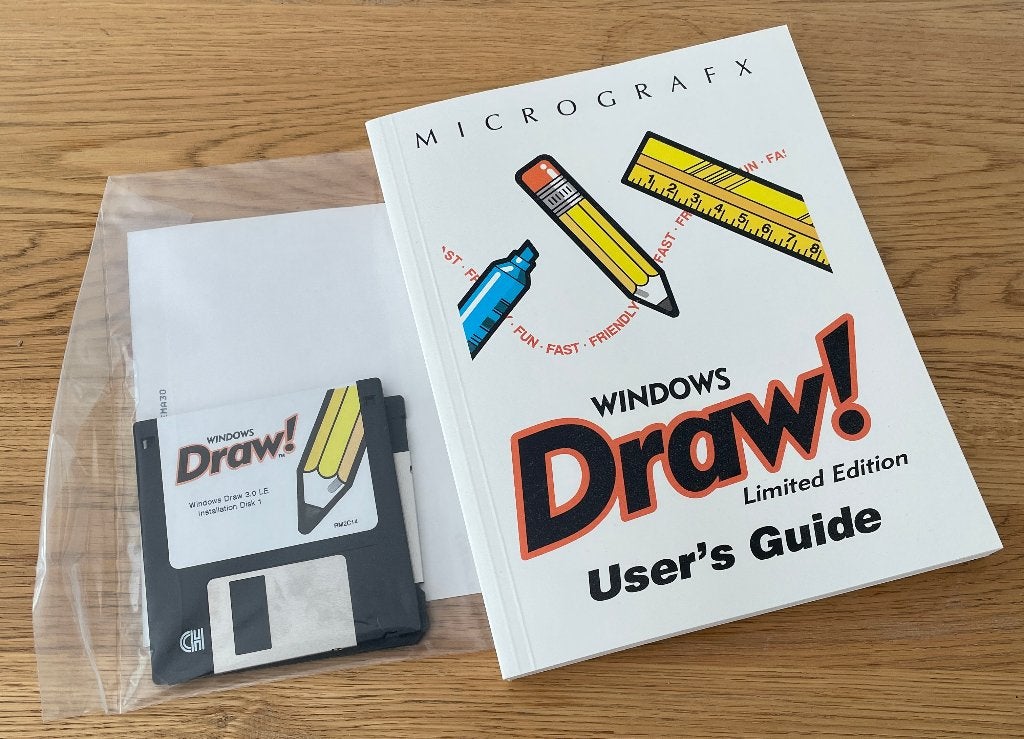Microsoft Windows DRAW 3.0 LE Micrografx, Computers en Software, Ophalen of Verzenden, Microsoft