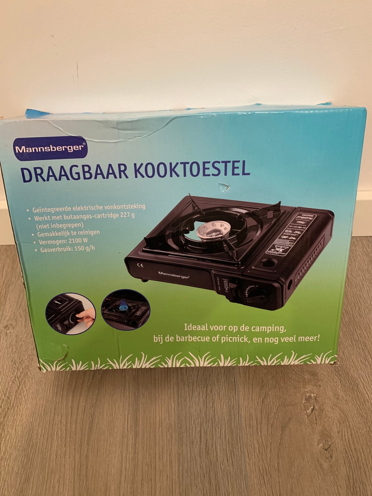 Nieuwe draagbaar kooktoestel, Ophalen, Nieuw, 3 kookzones of minder, Gas