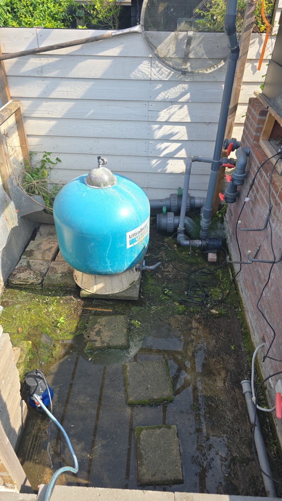 beadfilter UB100 met bypass en ultrasieve II, Ophalen, Gebruikt, Vijverfilter