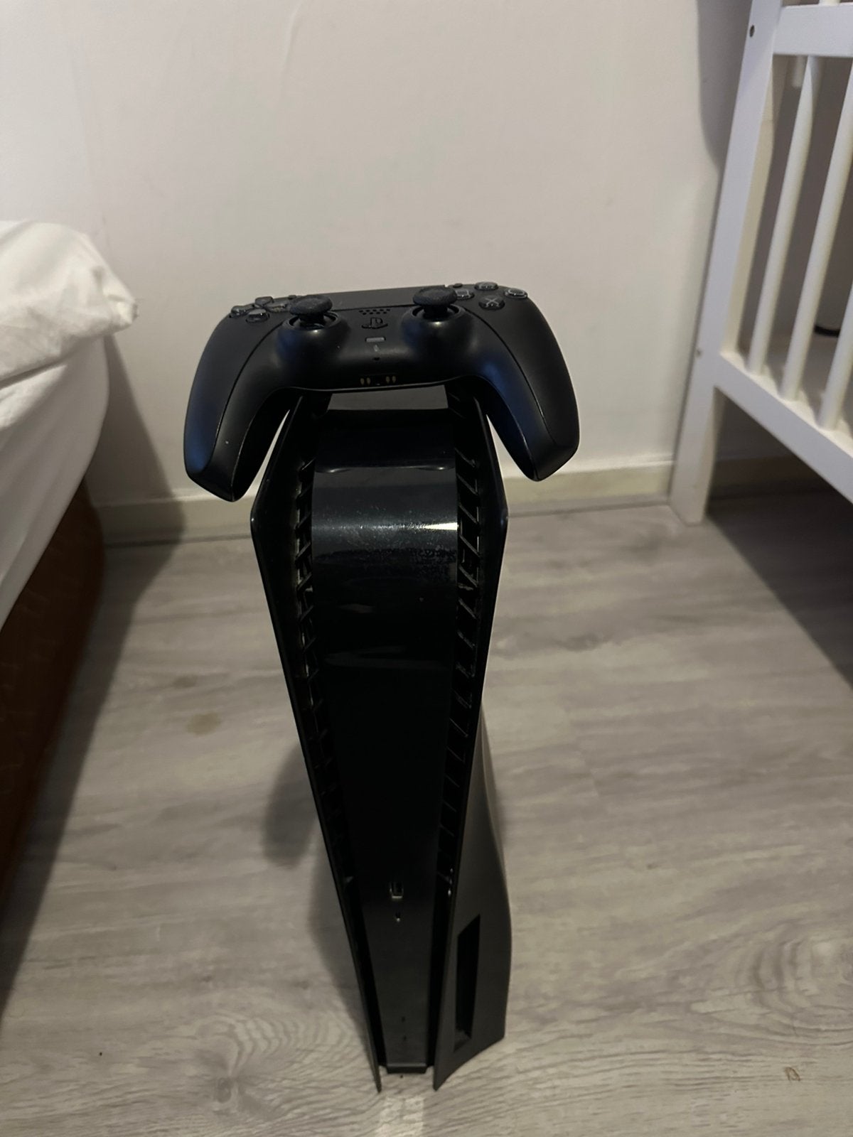 PlayStation 5 disk editie zwarte editie + controller, Ophalen of Verzenden, Zo goed als nieuw