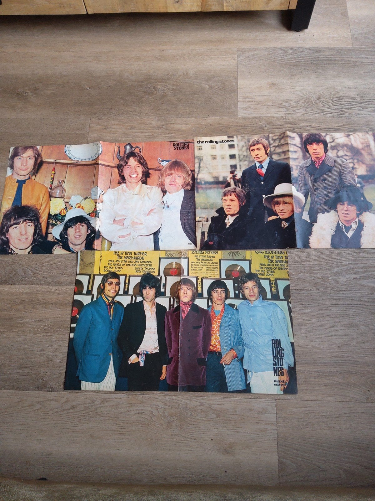 The Rolling Stones: 3 posters  3 euro, Ophalen of Verzenden, A1 t/m A3, Muziek