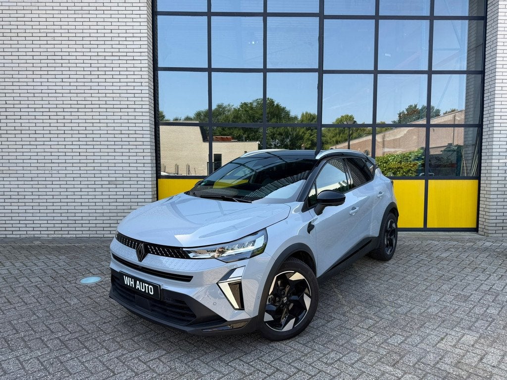 Renault Captur full hybrid 145 techno, adaptieve cruise, 4 s, Auto's, Renault, Stof, Gebruikt, Zwart, 4 cilinders