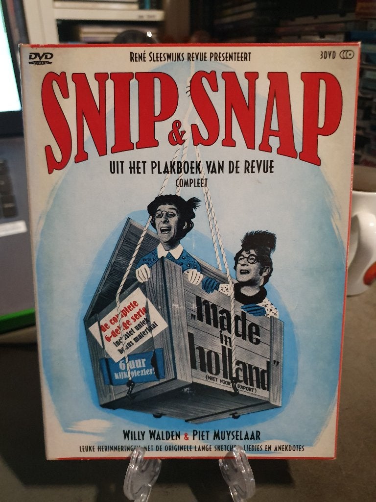 Snip & Snap - Uit het plakboek van de Revue (3 DVD), Alle leeftijden, Ophalen, Zo goed als nieuw, Stand-up of Theatershow
