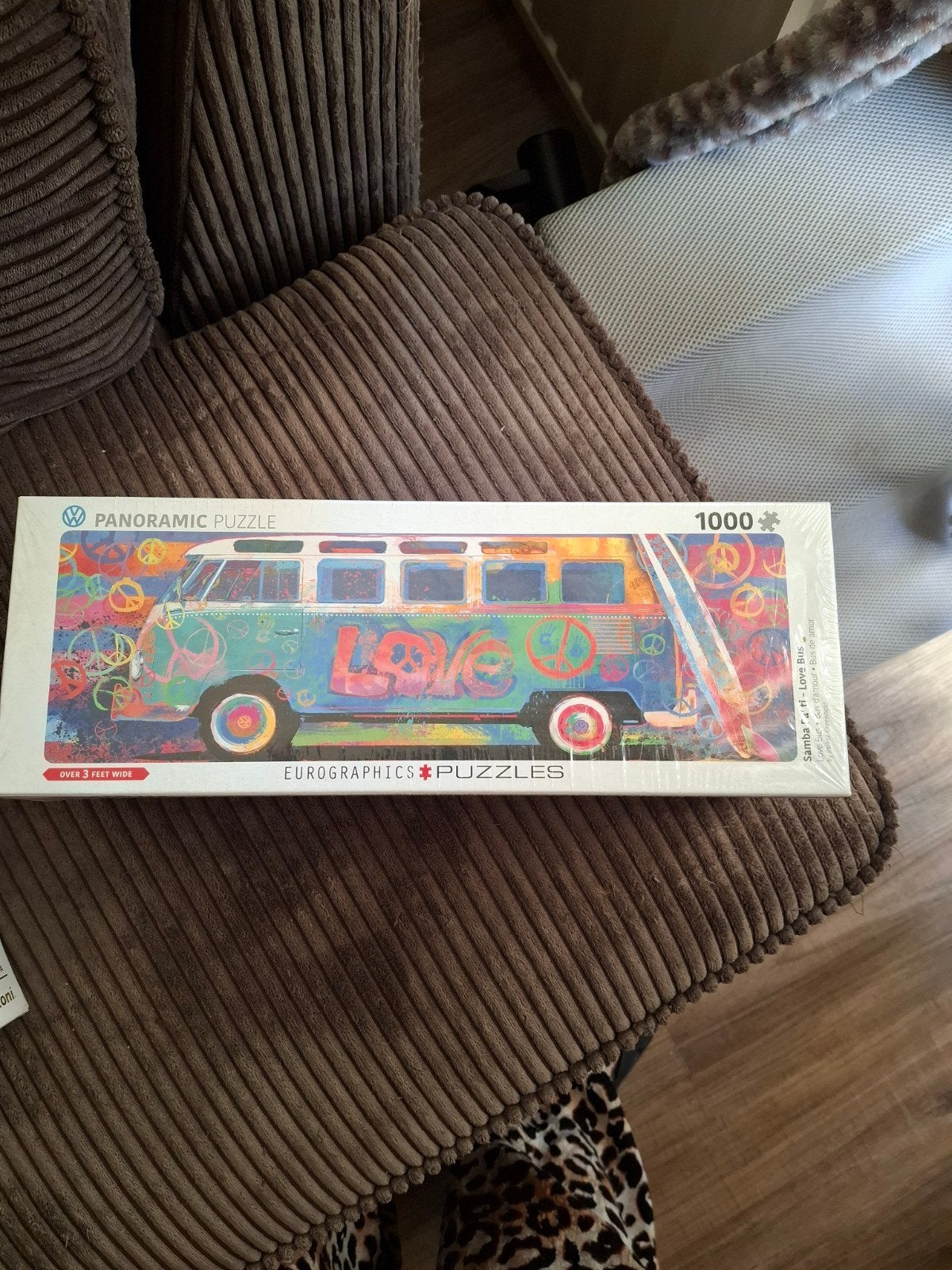 Nieuwe Eurographics VW bus legpuzzel 1000 stukjes, Hobby en Vrije tijd, Ophalen, 500 t/m 1500 stukjes, Nieuw, Legpuzzel
