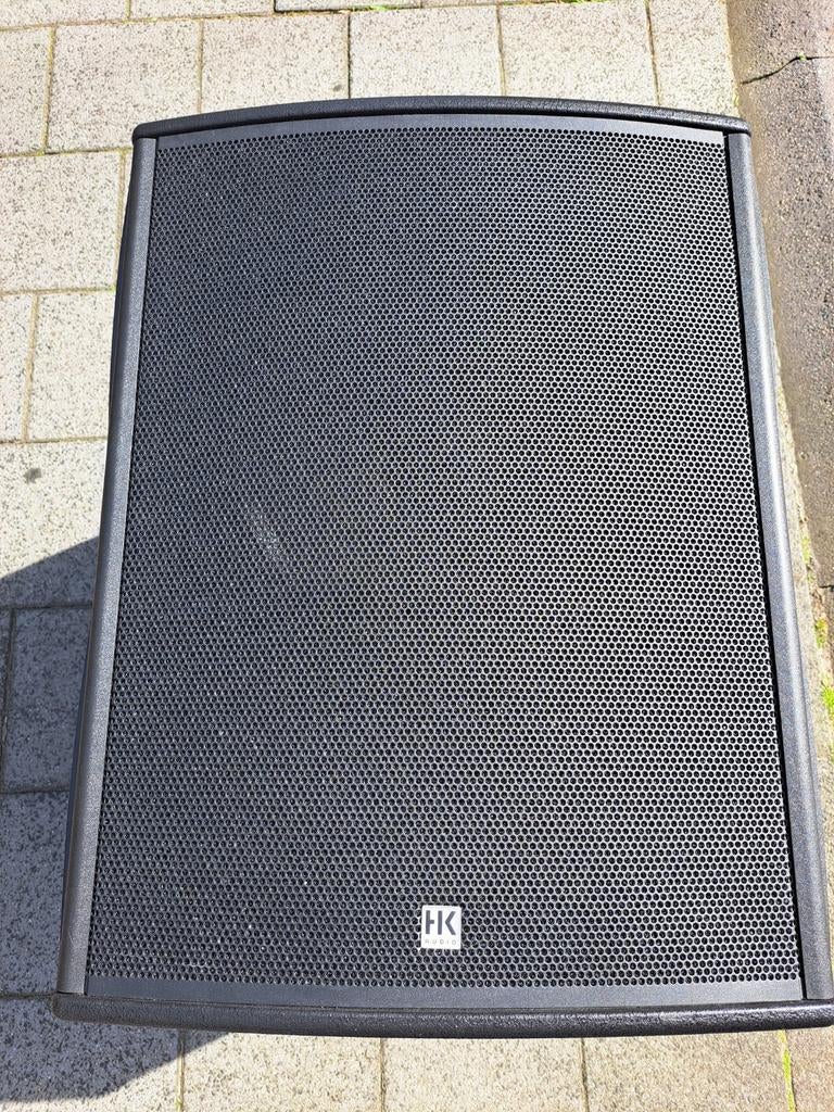 HK Audio Pulsar PL 118 Sub A actieve subwoofer met hoes, Ophalen, 120 watt of meer, Subwoofer, Overige merken