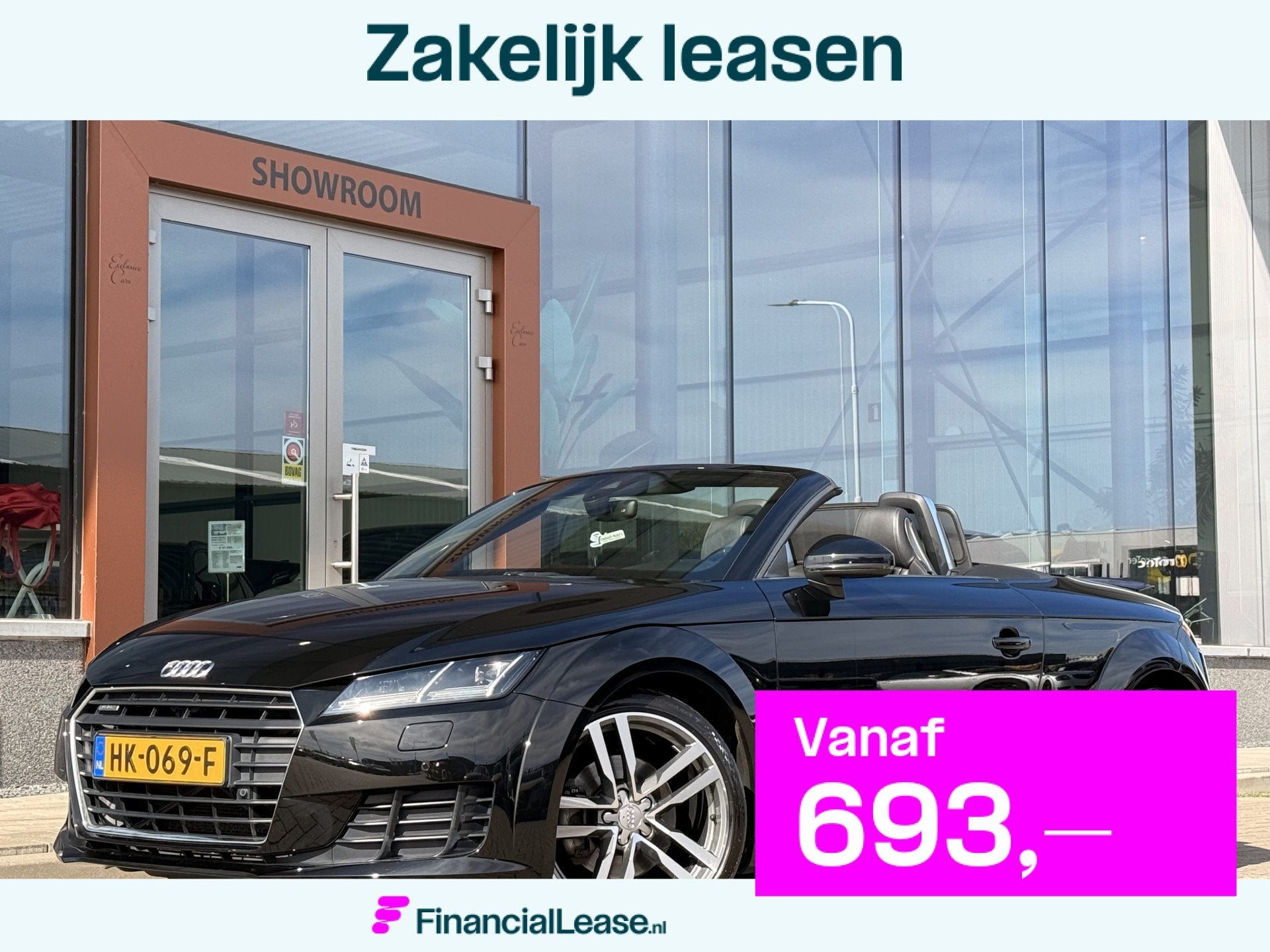 Audi TT Roadster 2.0 TFSI quattro S-Line | Bang & Olufsen |, Gebruikt, 4 cilinders, Zwart, Leder