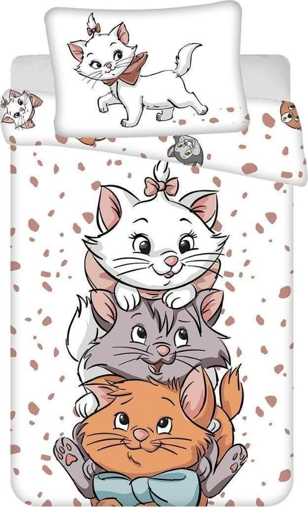 Aristocats Baby / Peuter Dekbedovertrek 100x135 - Marie Cat, Meisje, Dekbedovertrek, Nieuw, Wasbaar