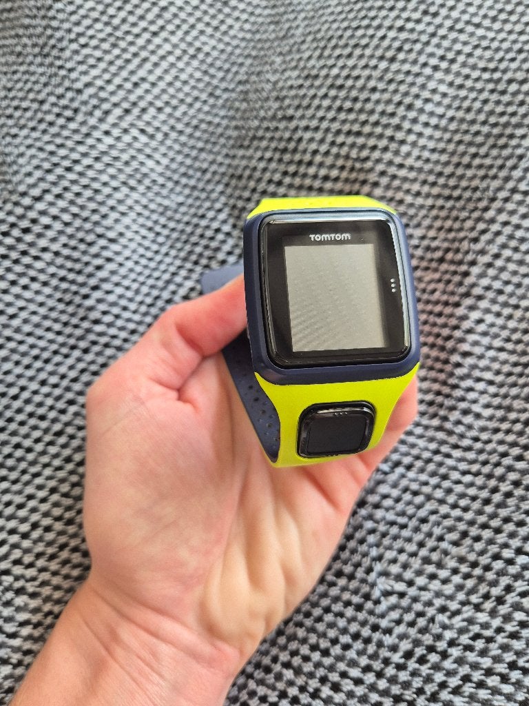 Sporthorloge Tomtom runner GPS watch, Zwart, Ophalen of Verzenden, Zo goed als nieuw, TomTom