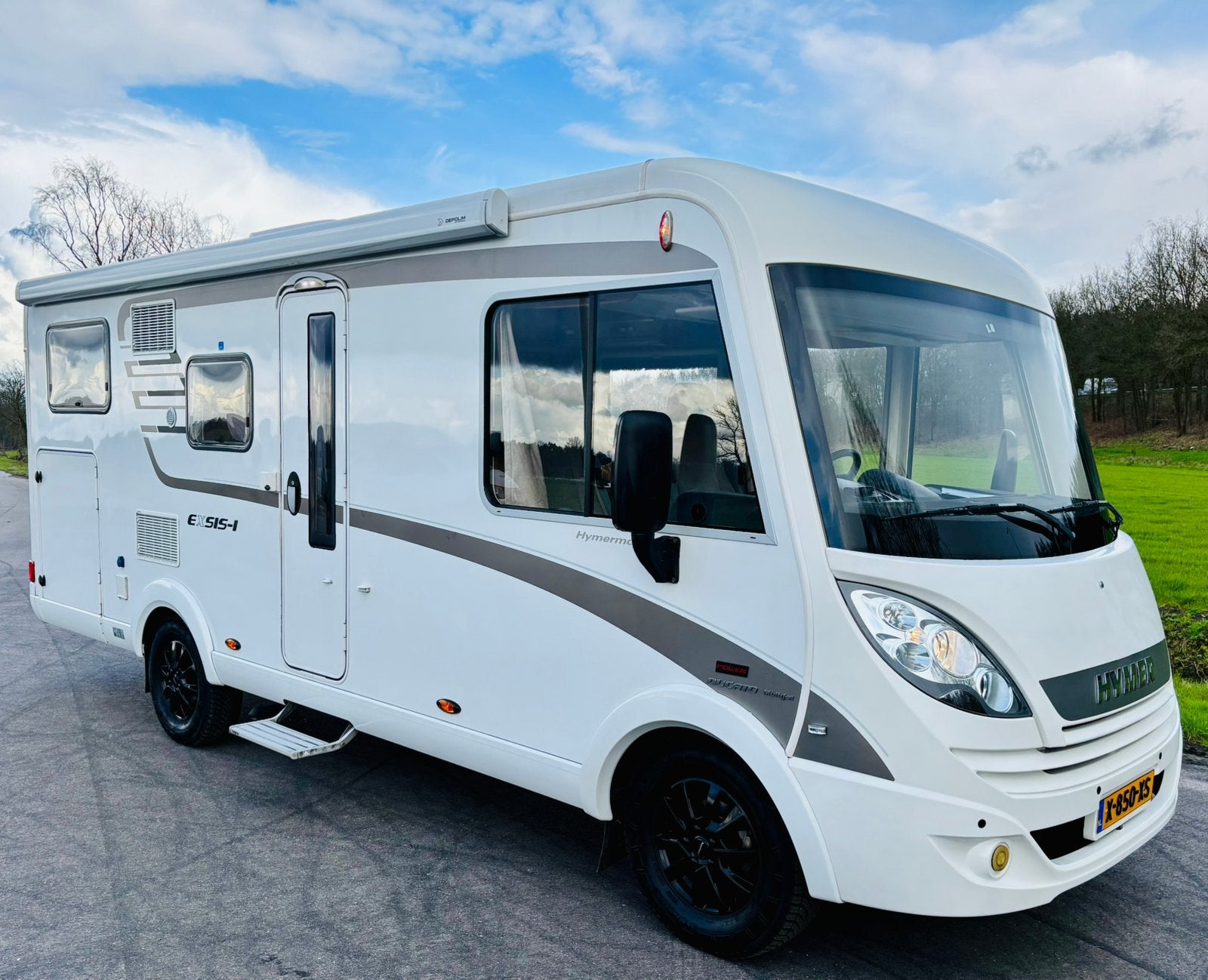 Hymer Exsis-i 614 Automaat | AL-KO | Airco | 105.000 km, Caravans en Kamperen, Luifel, Ringverwarming, Startonderbreker, Fiat