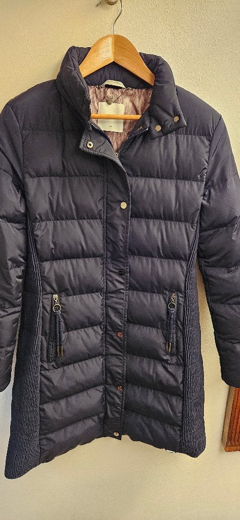 Rino&Pelle dames winterjas marine maat 38, Kleding | Dames, Jassen | Winter, Maat 38/40 (M), Blauw, Ophalen of Verzenden, Zo goed als nieuw