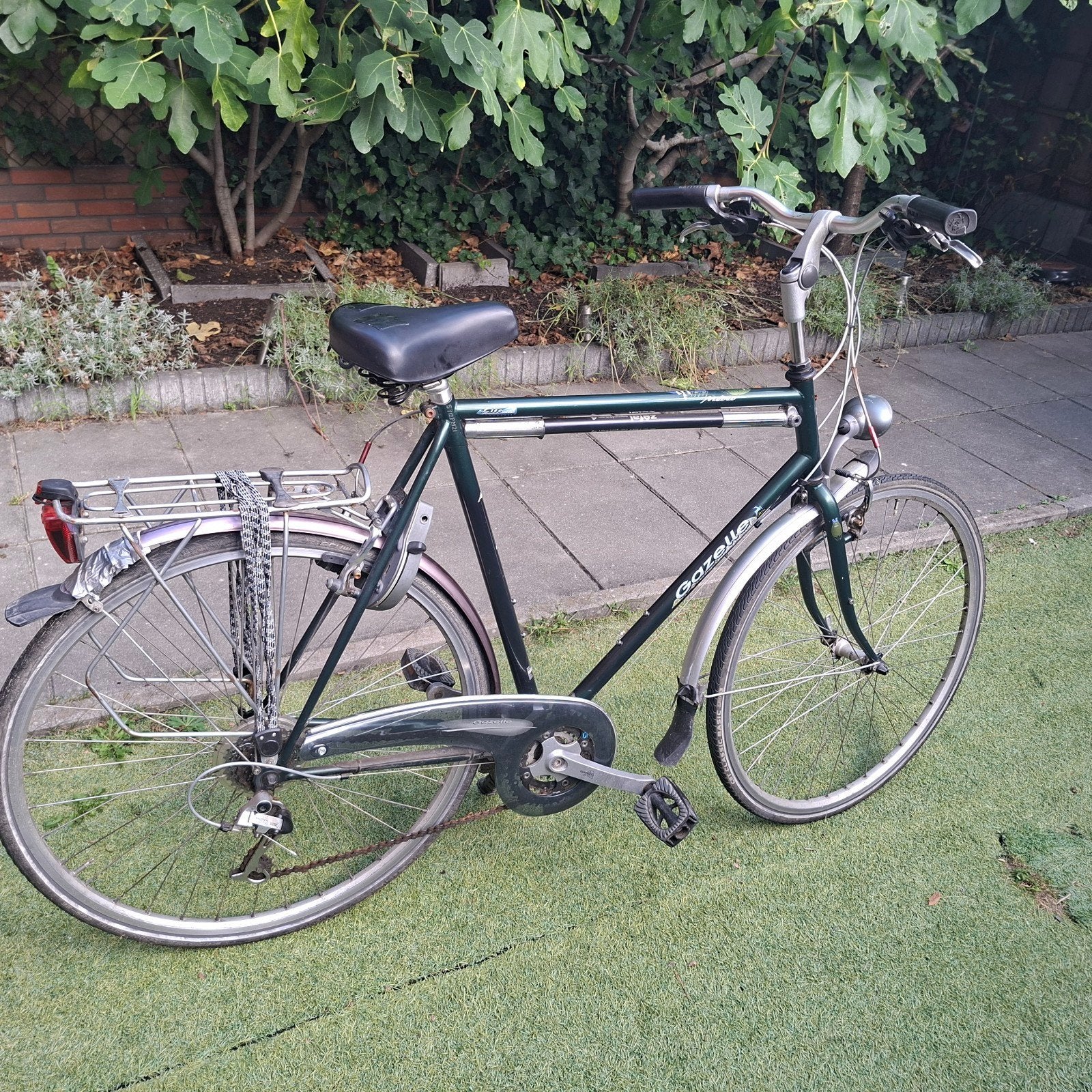 Gazelle Medeo Hybride Lite herenfiets 56/28 Groen, Fietsen en Brommers, Fietsen | Dames | Damesfietsen, Ophalen, Velgrem, Versnellingen