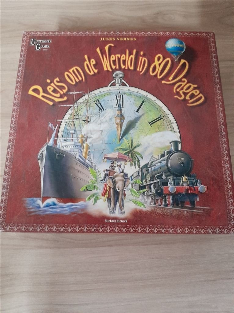 reis om de wereld in 80 dagen - s1835, Hobby en Vrije tijd, Gezelschapsspellen | Bordspellen, Verzenden, Zo goed als nieuw