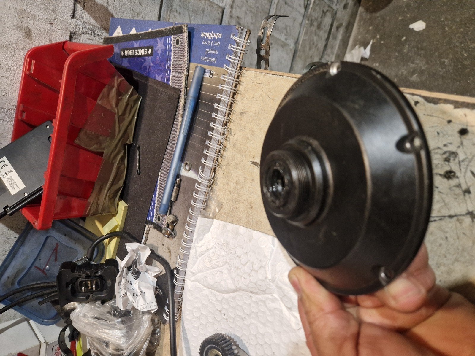 E-bike Motor Onderdelen - Gebruikt motor van fatbike, Elektrische fiets, Gebruikt, Onbekend, Ophalen of Verzenden