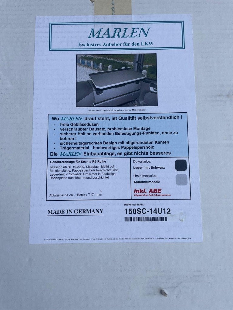 Dashboardtafel scania 2017, Hobby en Vrije tijd, Overige thema's, Gereedschap of Toebehoren, Nieuw, Meerkleurig