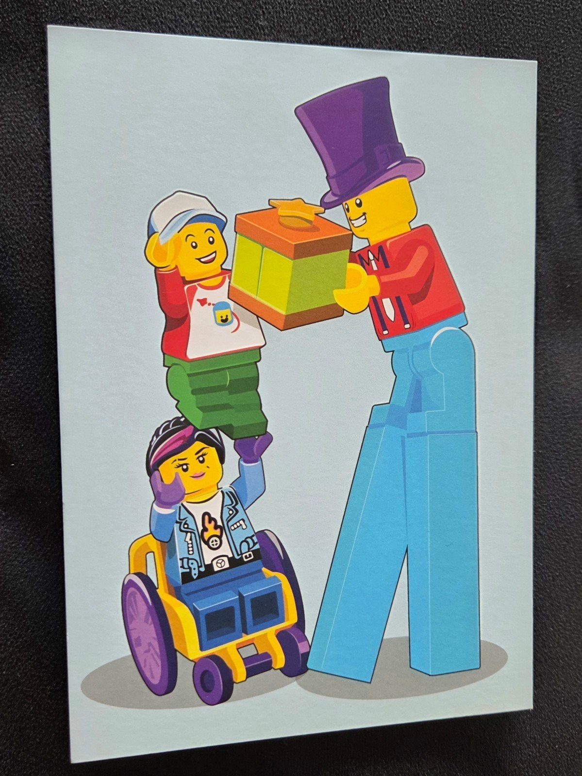 Lego Ansichtkaart Kinderpostzegels 2023, Verzenden, 1980 tot heden, Ongelopen, Kinderen
