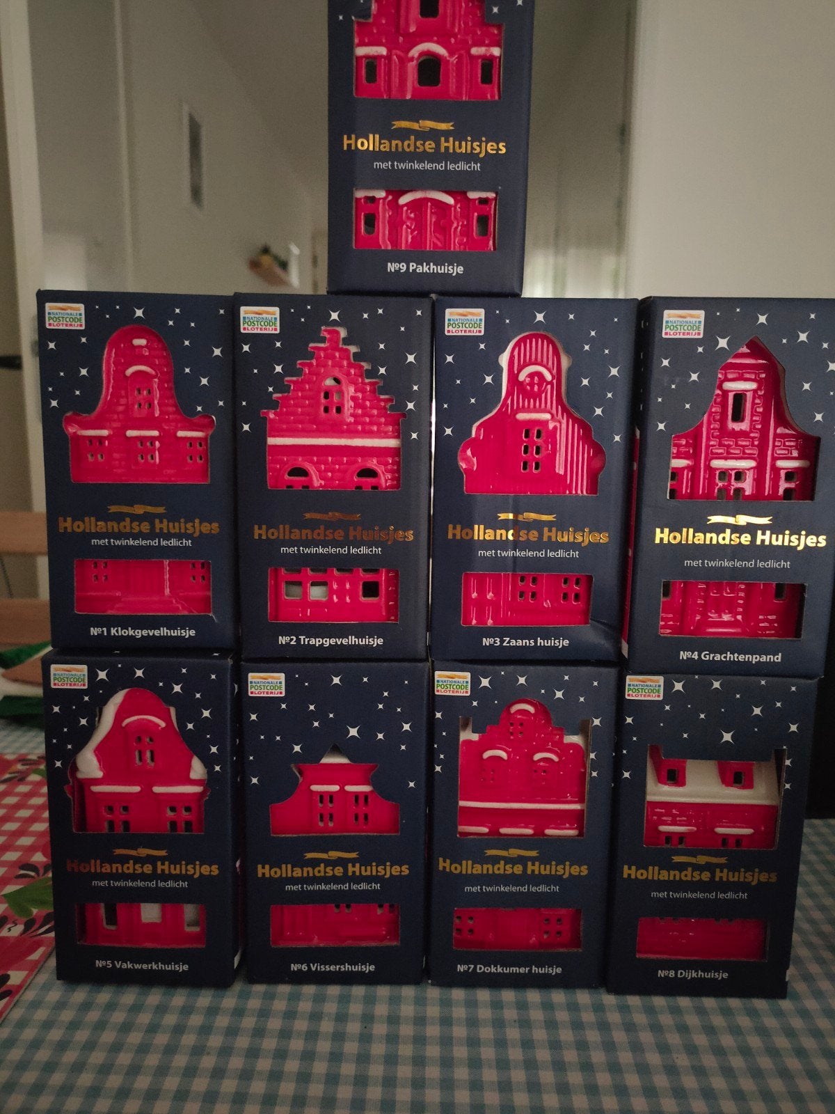Complete set Hollandse Huisjes met twinkelend ledlicht, Verzamelen, Ophalen, Nieuw