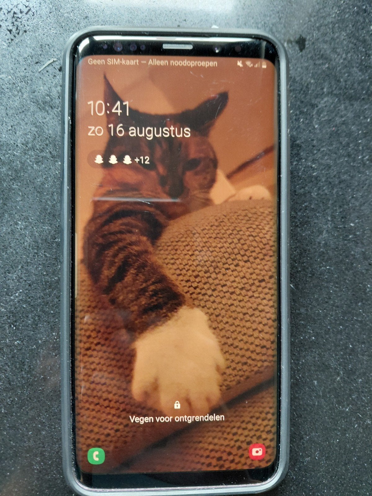 Samsung S9 Plus - Achterkant beschadigd, Telecommunicatie, Mobiele telefoons | Samsung, Gebruikt, Paars, Touchscreen, Ophalen of Verzenden