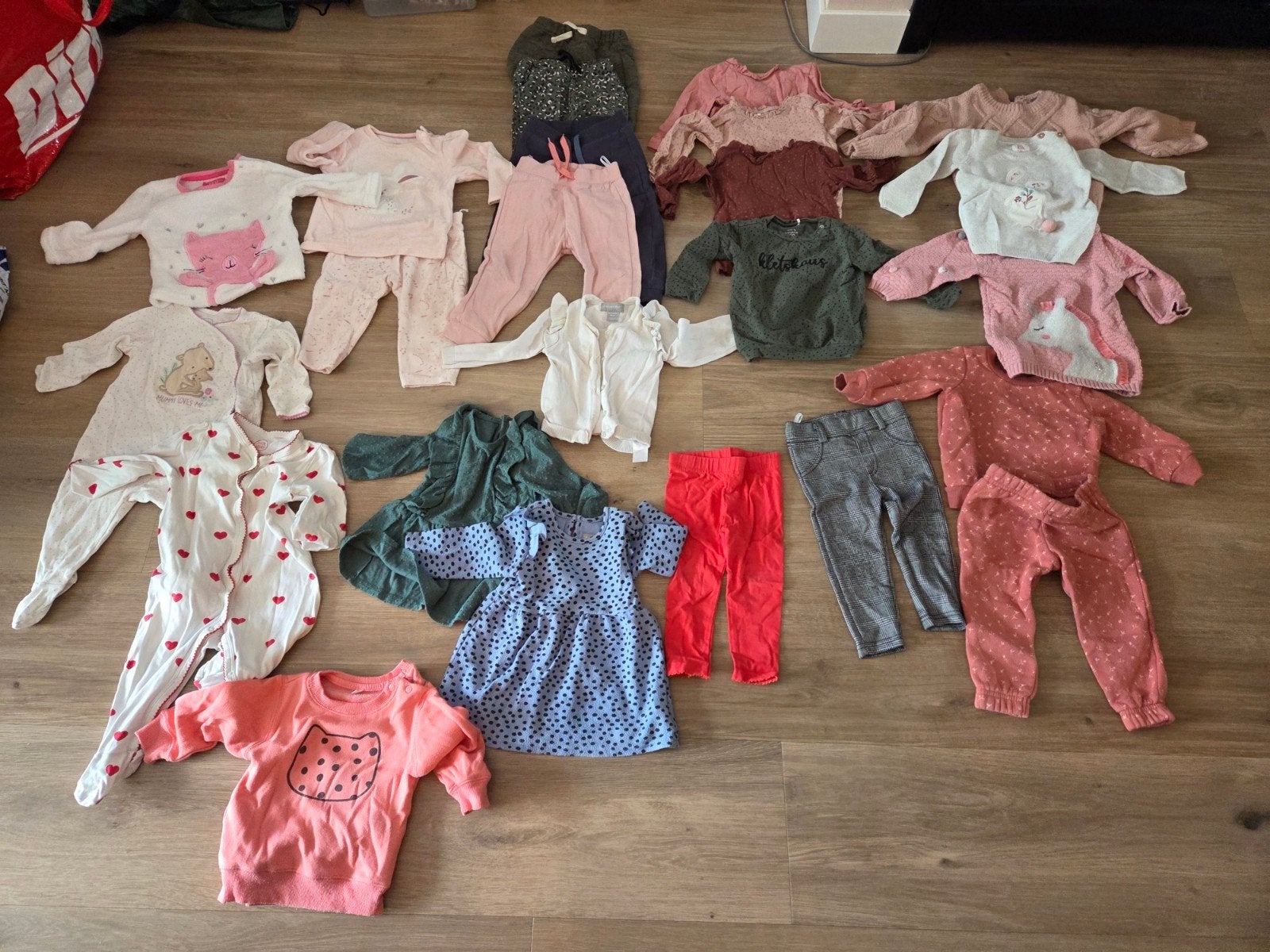 pakket kleding meisje maat 80, Kinderen en Baby's, Babykleding | Baby-kledingpakketten, Ophalen of Verzenden, Gebruikt, Maat 80