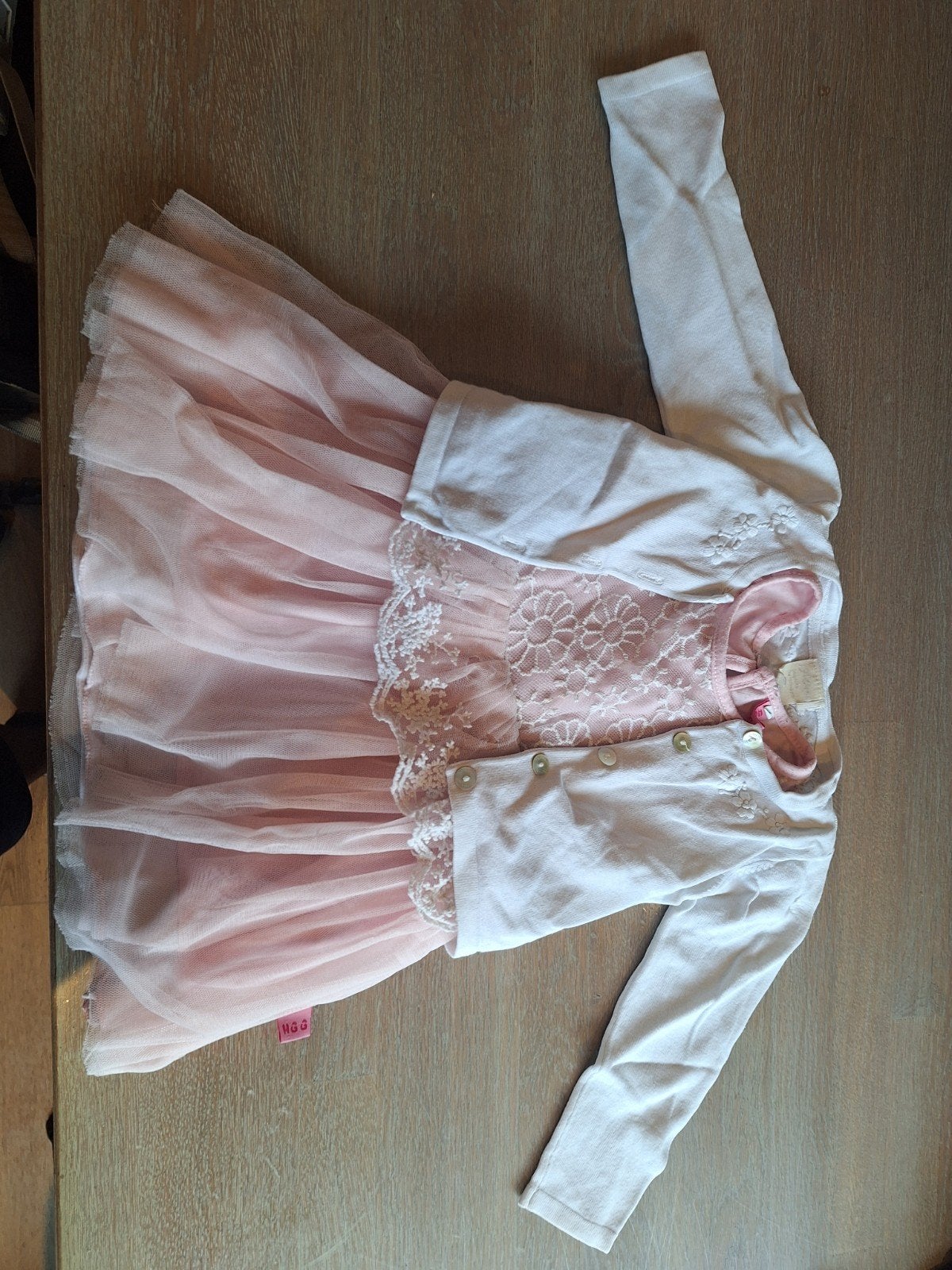 Jottum vestje met roze jurkje, Ophalen of Verzenden, Zo goed als nieuw, Jottum, Meisje