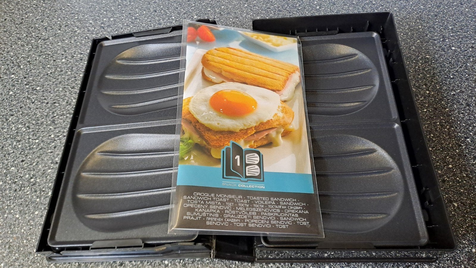 Tefal snack collection platen croque monsieurs, Nieuw, Ophalen of Verzenden, N.v.t, Tefal