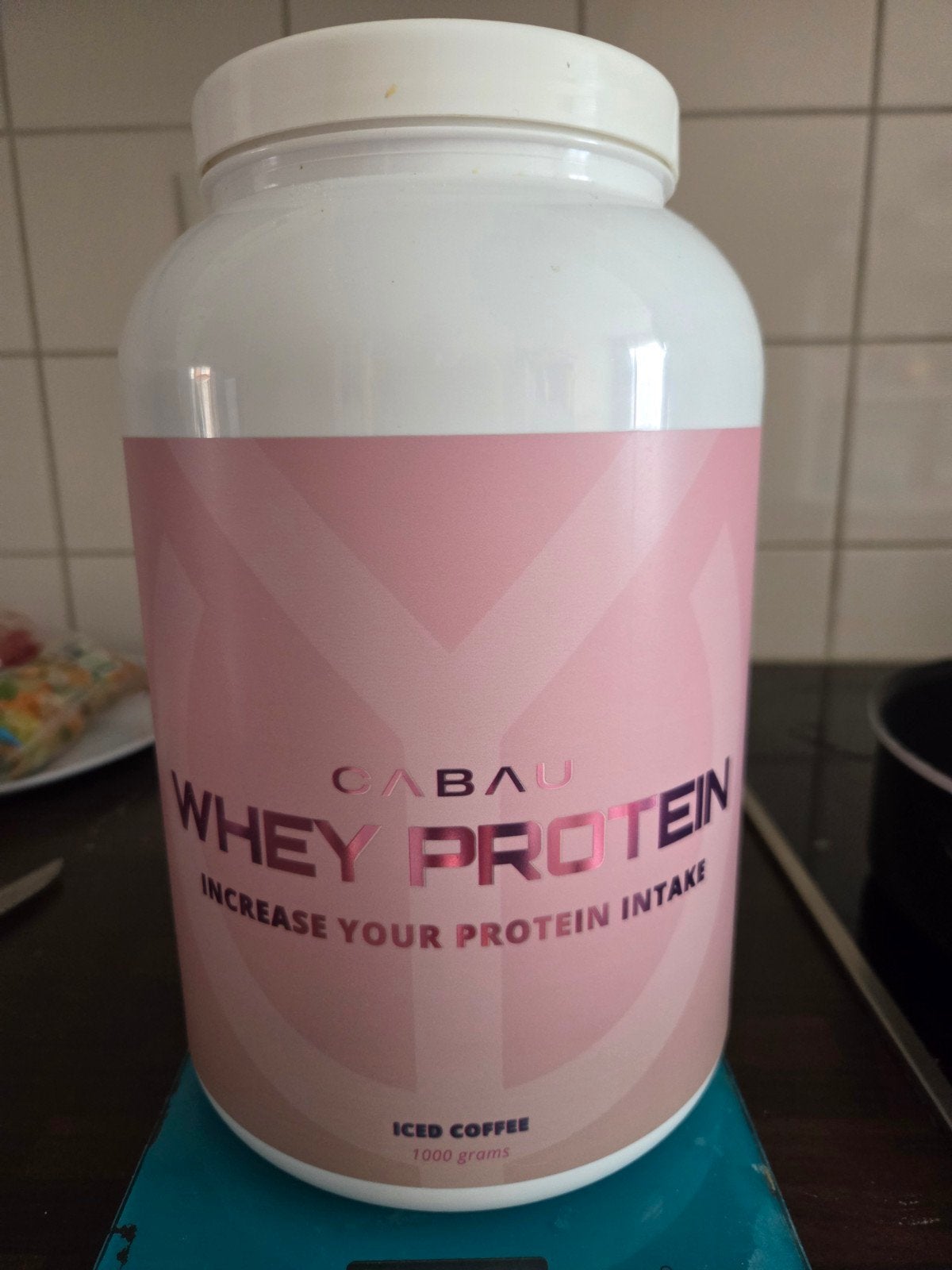 Cabau Whey Proteïne Poeder - Iced Coffee, Ophalen of Verzenden, Zo goed als nieuw, Poeder of Drank