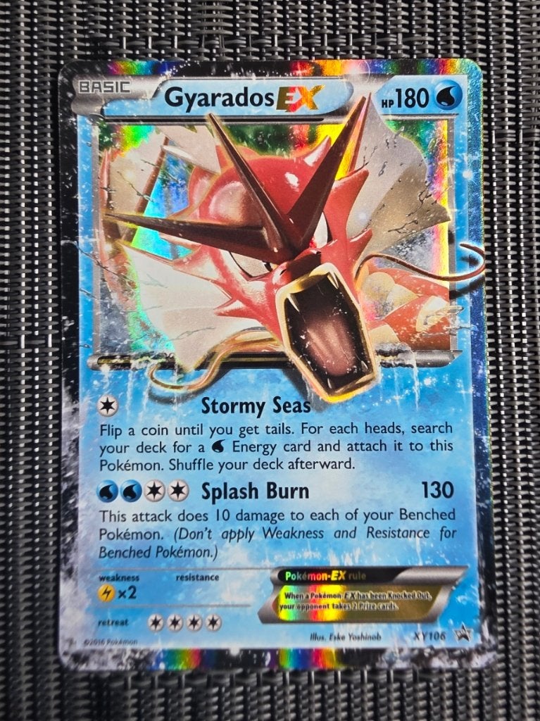 Gyarados EX XY106 - Black Star Promo - Near Mint, Ophalen of Verzenden, Zo goed als nieuw, Losse kaart