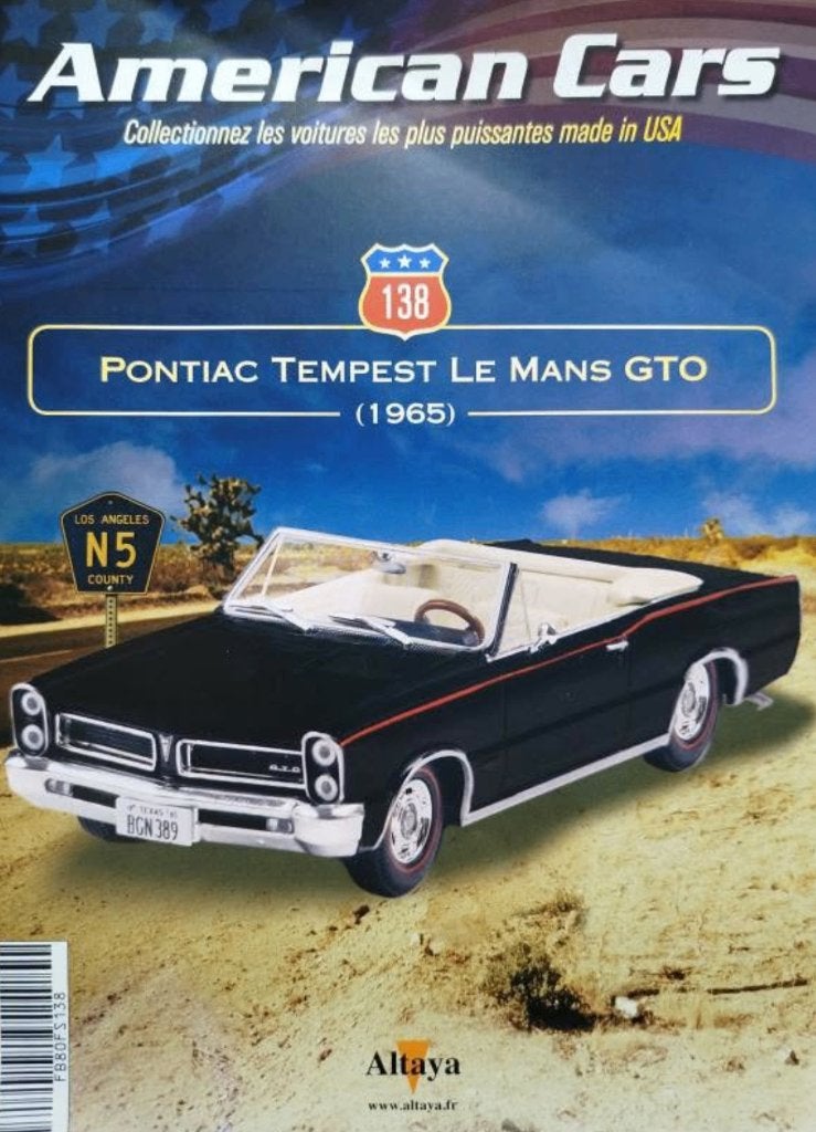 Pontiac Tempest Le Mans GTO  1965  1/43 American cars # 138, Verzenden, Nieuw, Auto, Overige merken