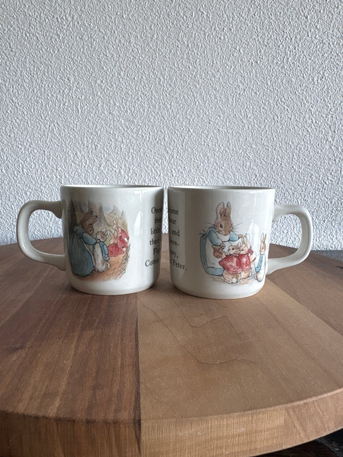 Wedgwood Peter Rabbit Mokken - Set van 2, Klassiek, Zo goed als nieuw, Wedgwood, Porselein