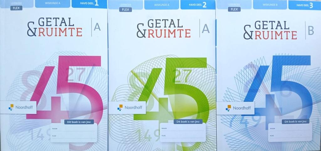 Getal & Ruimte 12e editie FLEX Leerboek HV NIEUWE exemplaren, Verzenden, Nieuw, Overige niveaus, Noordhoff Uitgevers