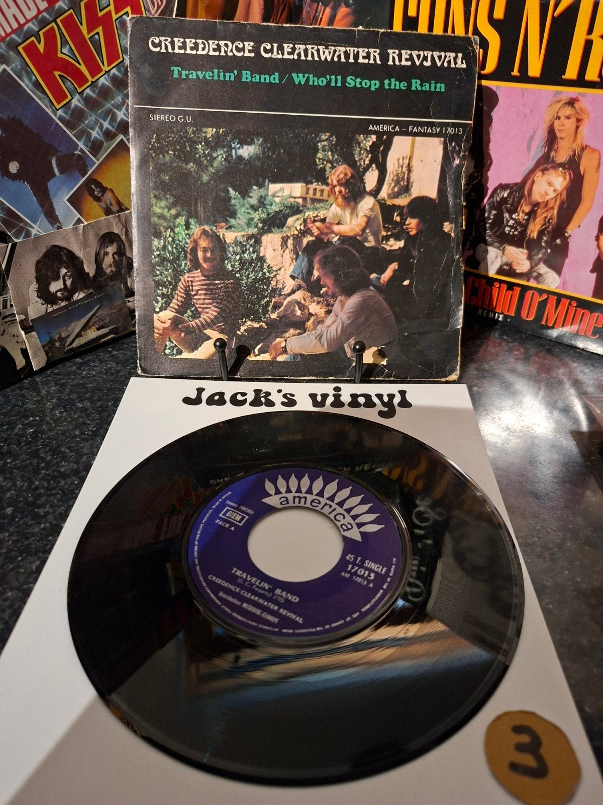 Creedence Clearwater Revival - Travelin' Band 1970, Gebruikt, 7 inch, Ophalen of Verzenden, Fotohoes