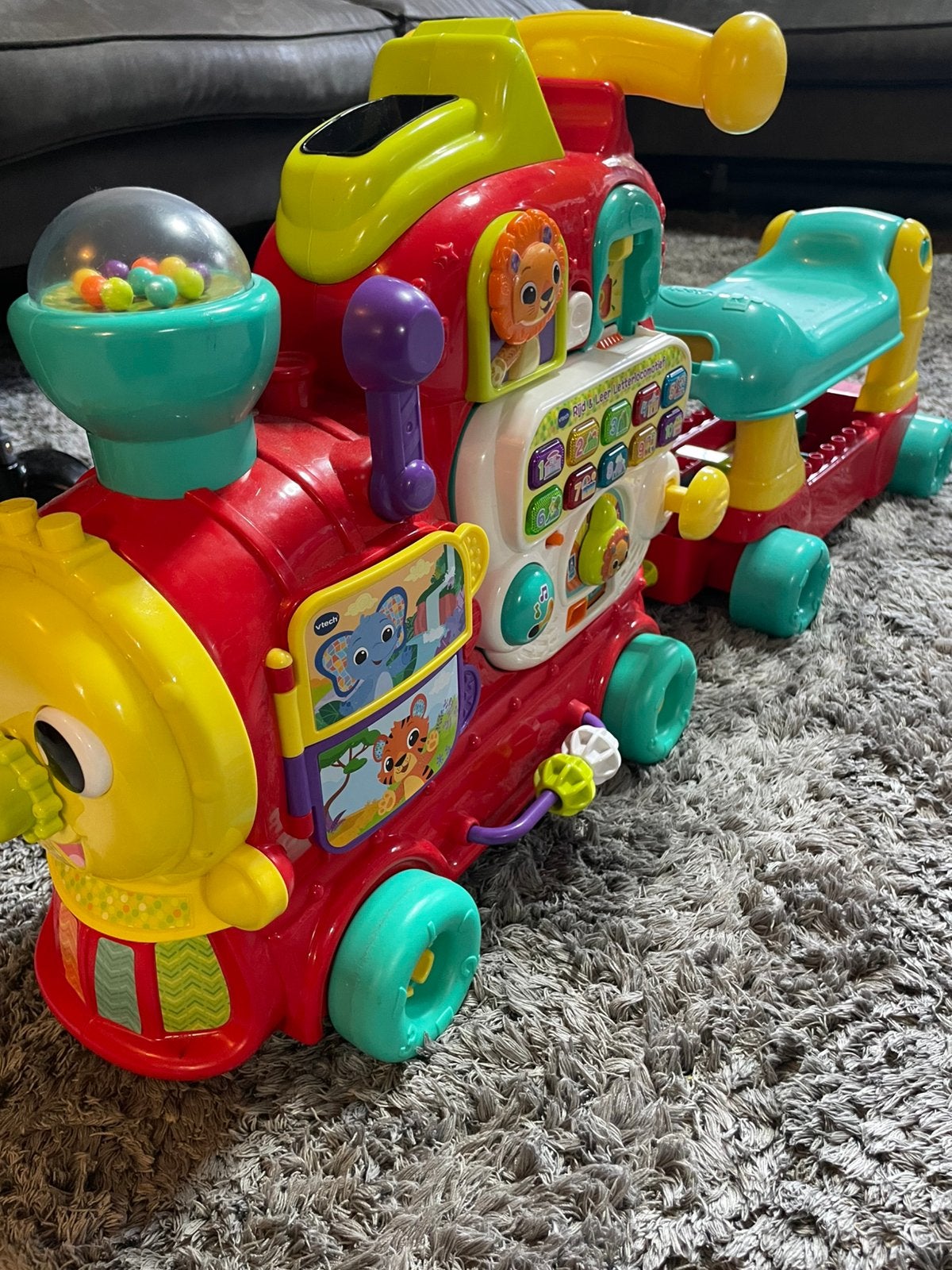 VTech Speel-/Looptrein – 12 blokjes, Kinderen en Baby's, Speelgoed | Vtech, Ophalen, Zo goed als nieuw, 6 maanden tot 2 jaar