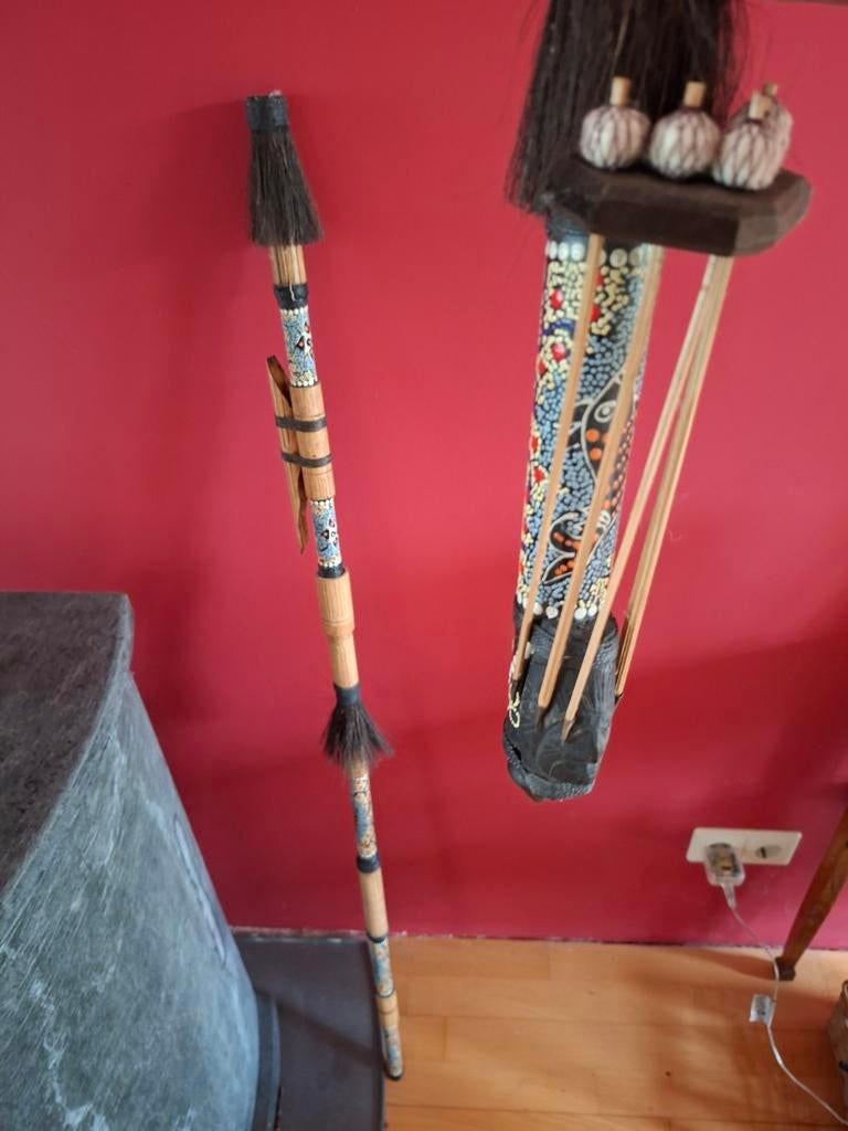 Blaaspijp met pijltjes, Antiek en Kunst, Ophalen