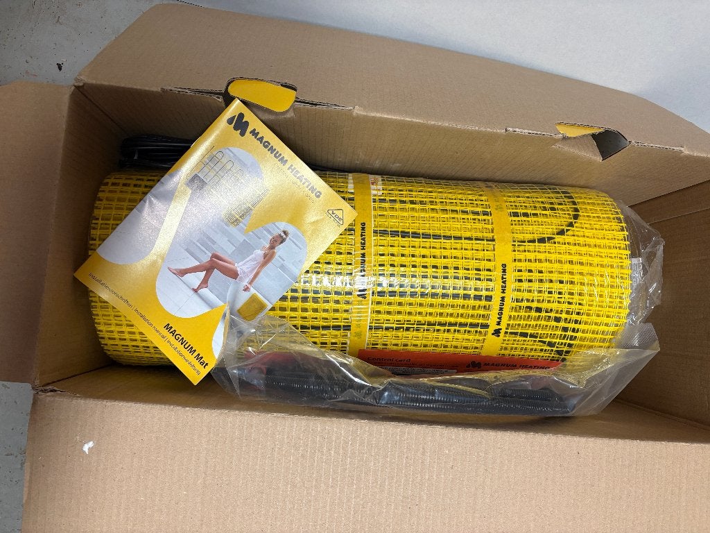 Magnum Heating Mat 900W 6.0m² Vloerverwarming Nieuw, Minder dan 30 cm, Overige typen, Nieuw, Ophalen of Verzenden
