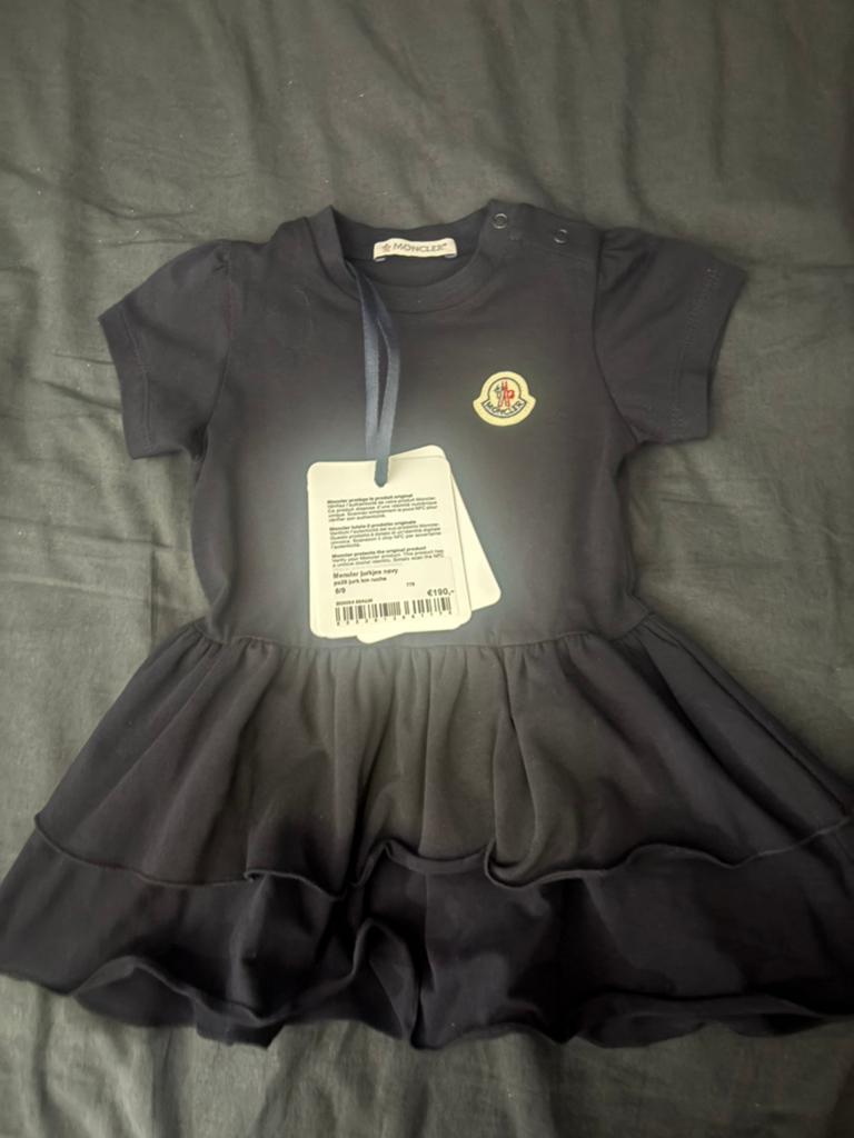 Moncler jurkje, Kinderen en Baby's, Babykleding | Overige, Ophalen of Verzenden, Zo goed als nieuw, Meisje