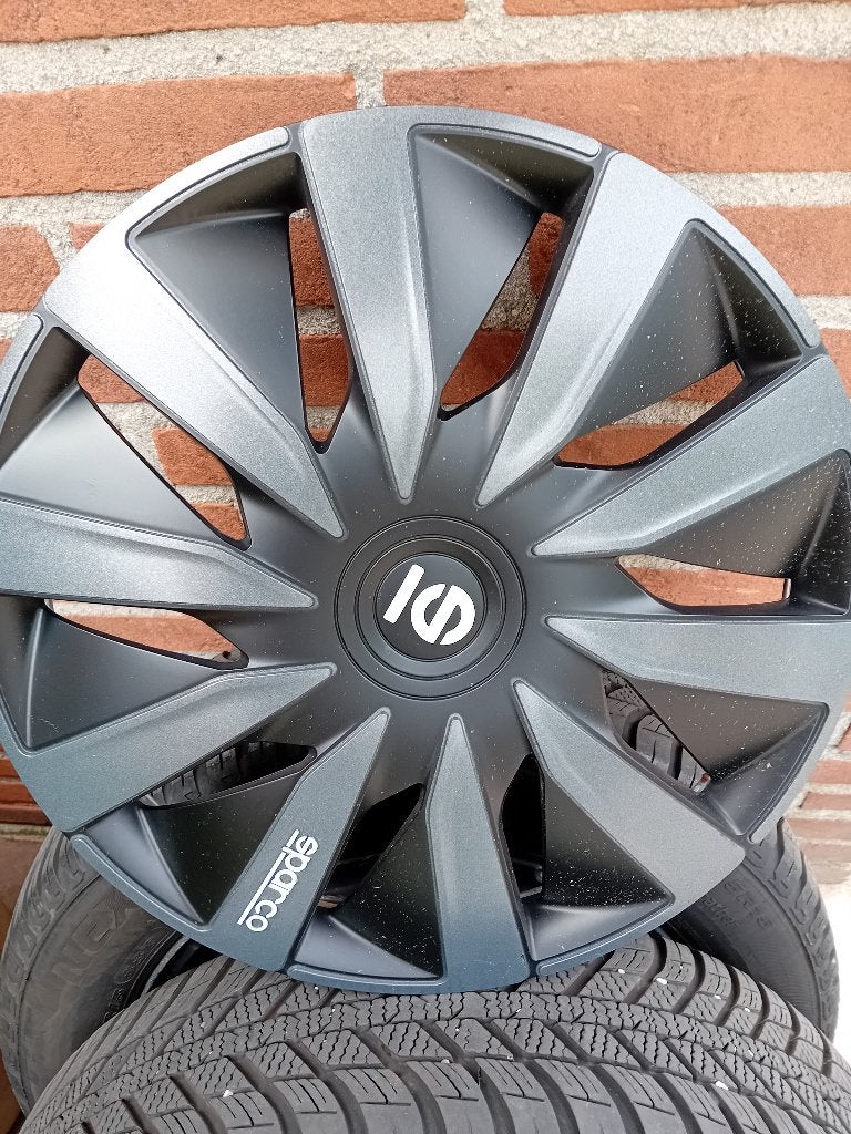 Sparco wieldoppen 4x 15 inch 185 x15 x65, Auto diversen, Ophalen, Zo goed als nieuw