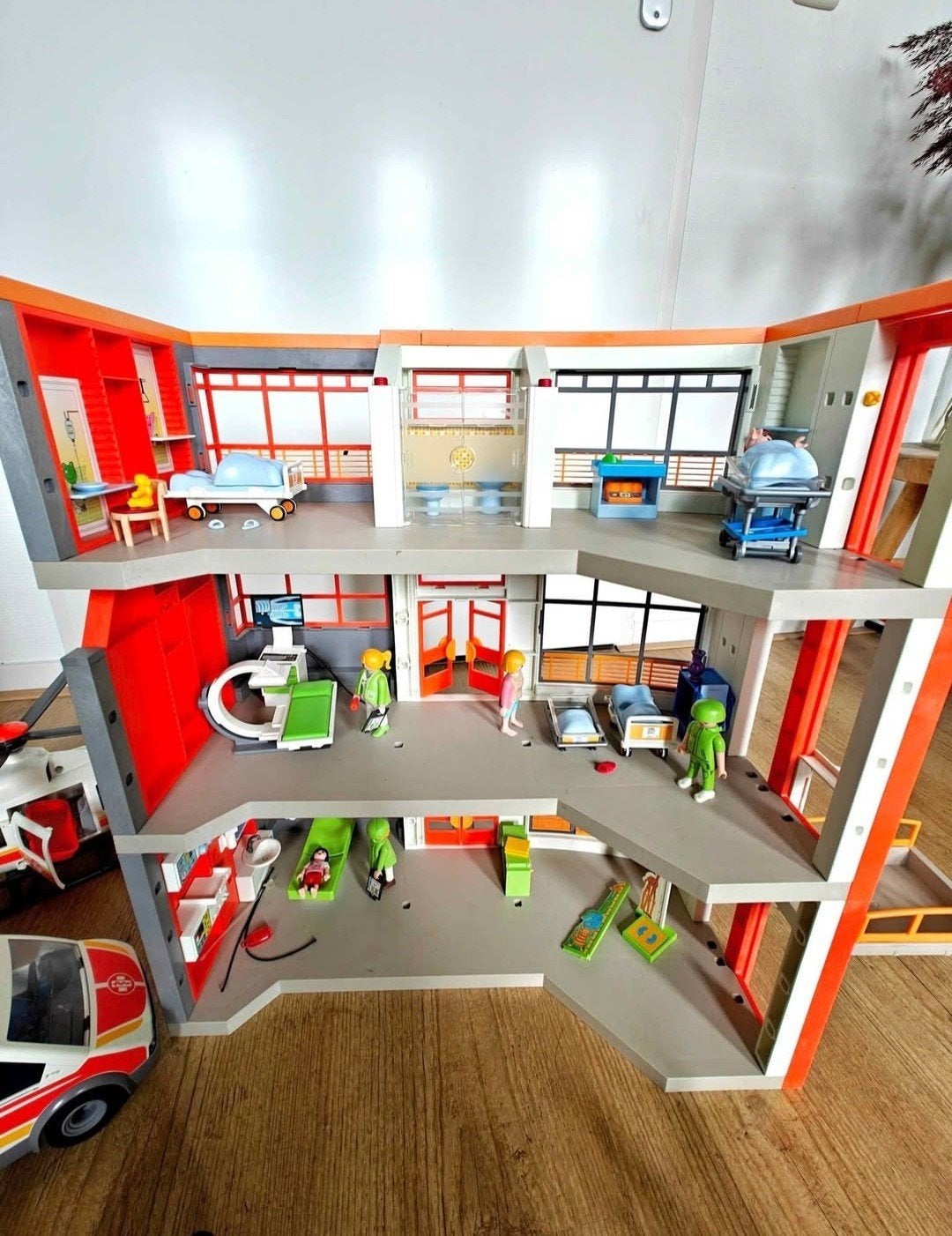 Playmobil City Life Ziekenhuis (6657) met extra's, Kinderen en Baby's, Ophalen, Gebouw, Complete set, Zo goed als nieuw