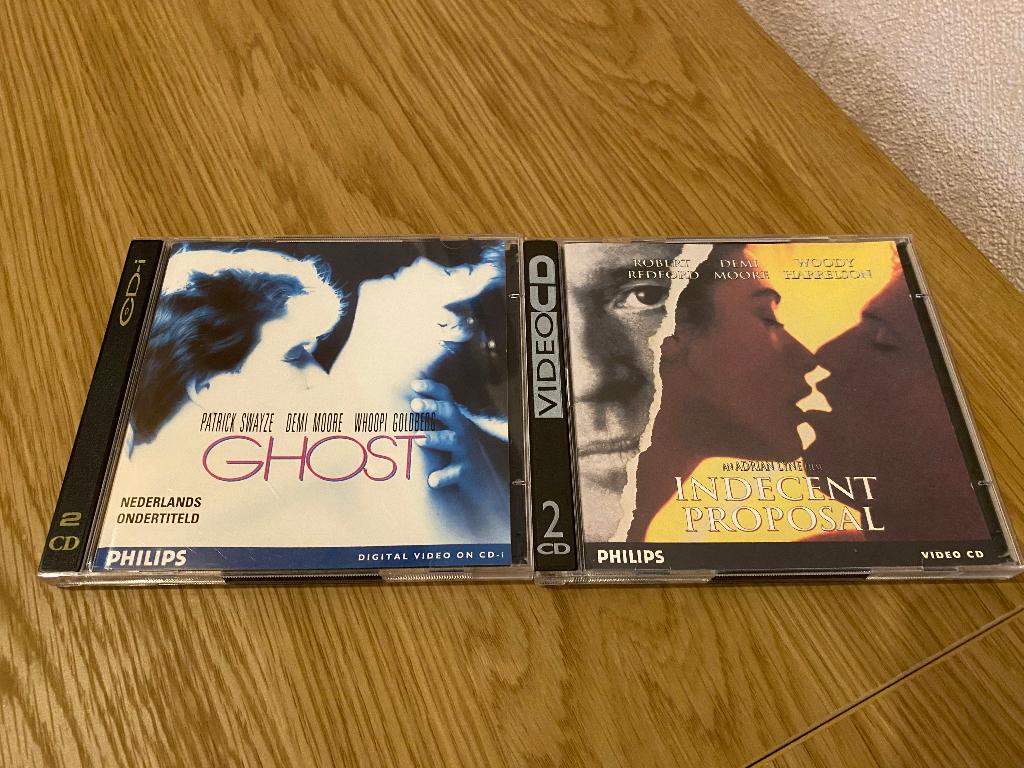 Ghost & Indecent Proposal (Video CD /CD-i), Cd's en Dvd's, Alle leeftijden, Ophalen of Verzenden, Zo goed als nieuw, Drama